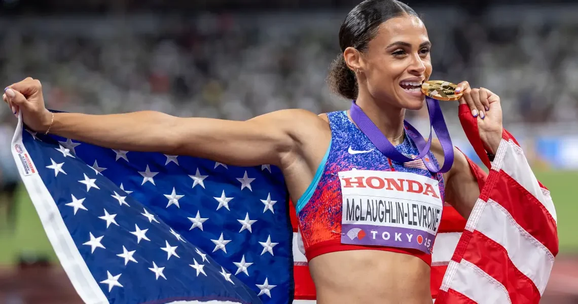 US Olympic gold medalist and world champion Sydney McLaughlin-Levrone: ‘I hope to inspire my unborn child.’
