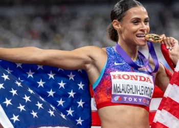 US Olympic gold medalist and world champion Sydney McLaughlin-Levrone: ‘I hope to inspire my unborn child.’