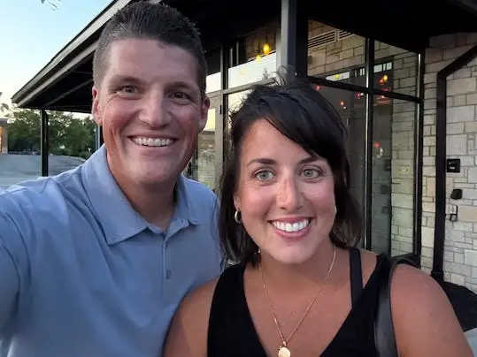 Alexandra Frost and her partner selfie