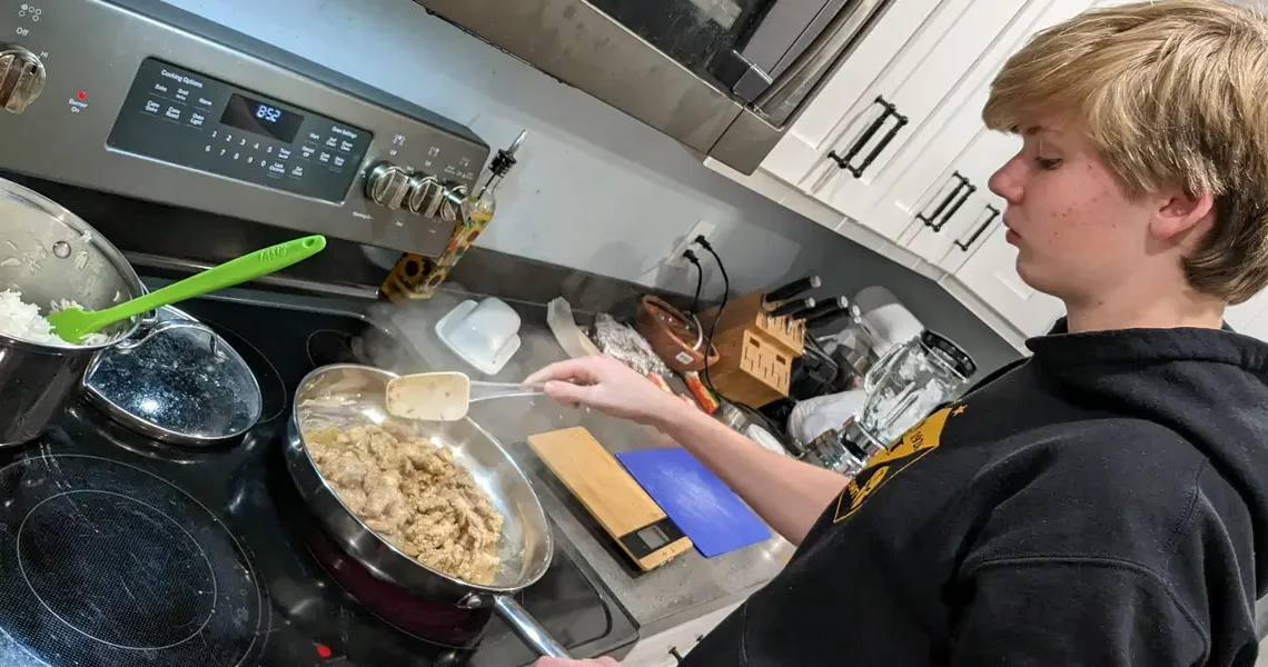 When we got married, my husband and I fell into traditional roles. Now, we’re teaching our kids how to be more equal with their future partners.