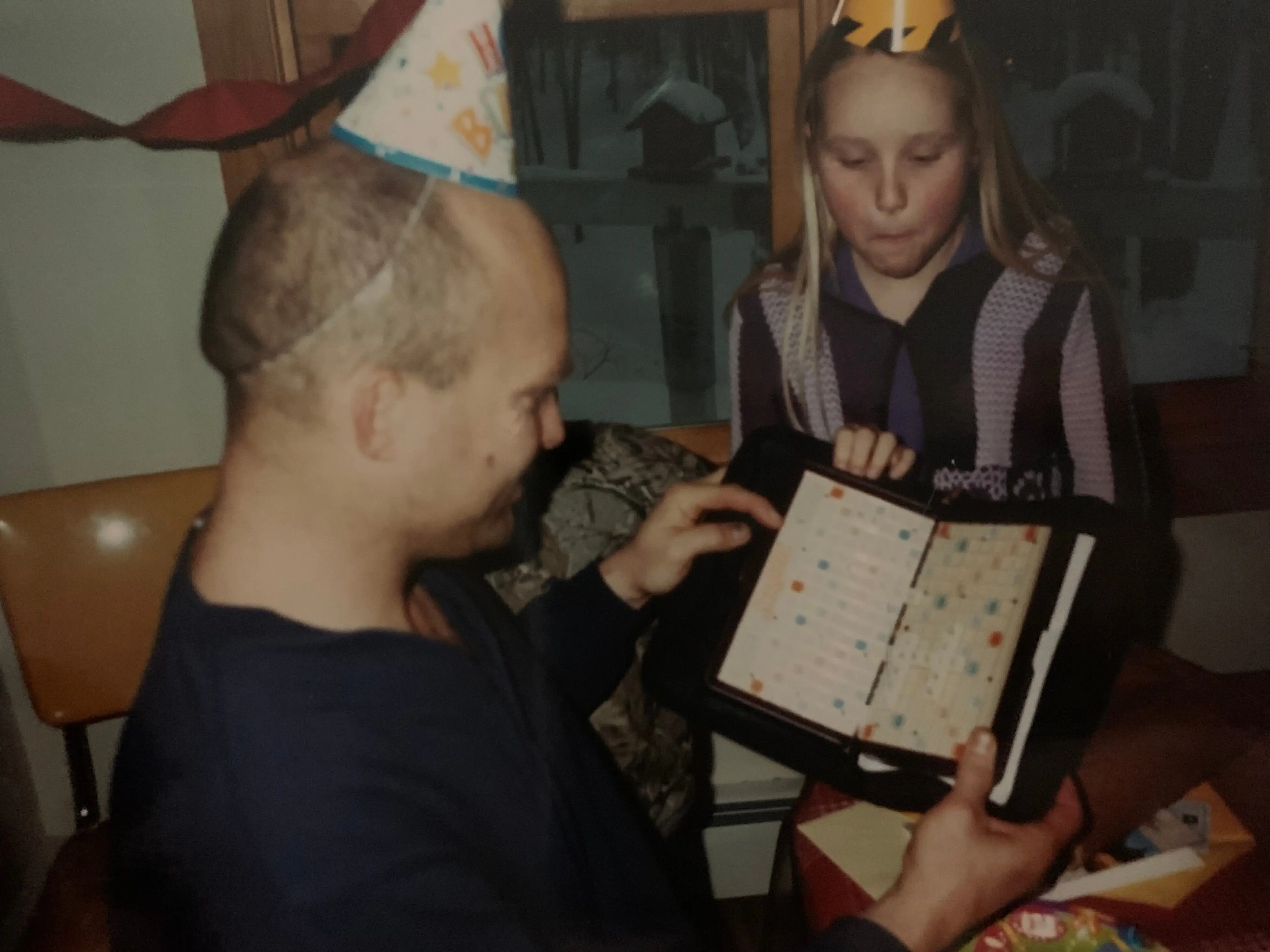 Cassie Crooks-Leupke and her father