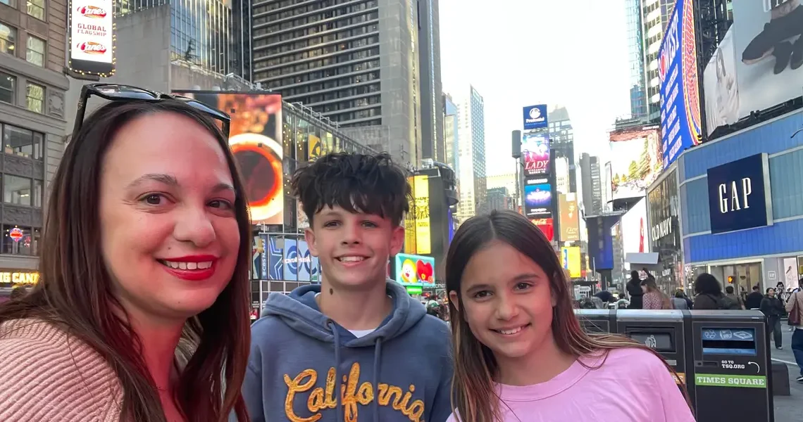 My kids don’t remember living in New York, so I retraced their earliest days with them