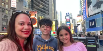 My kids don’t remember living in New York, so I retraced their earliest days with them