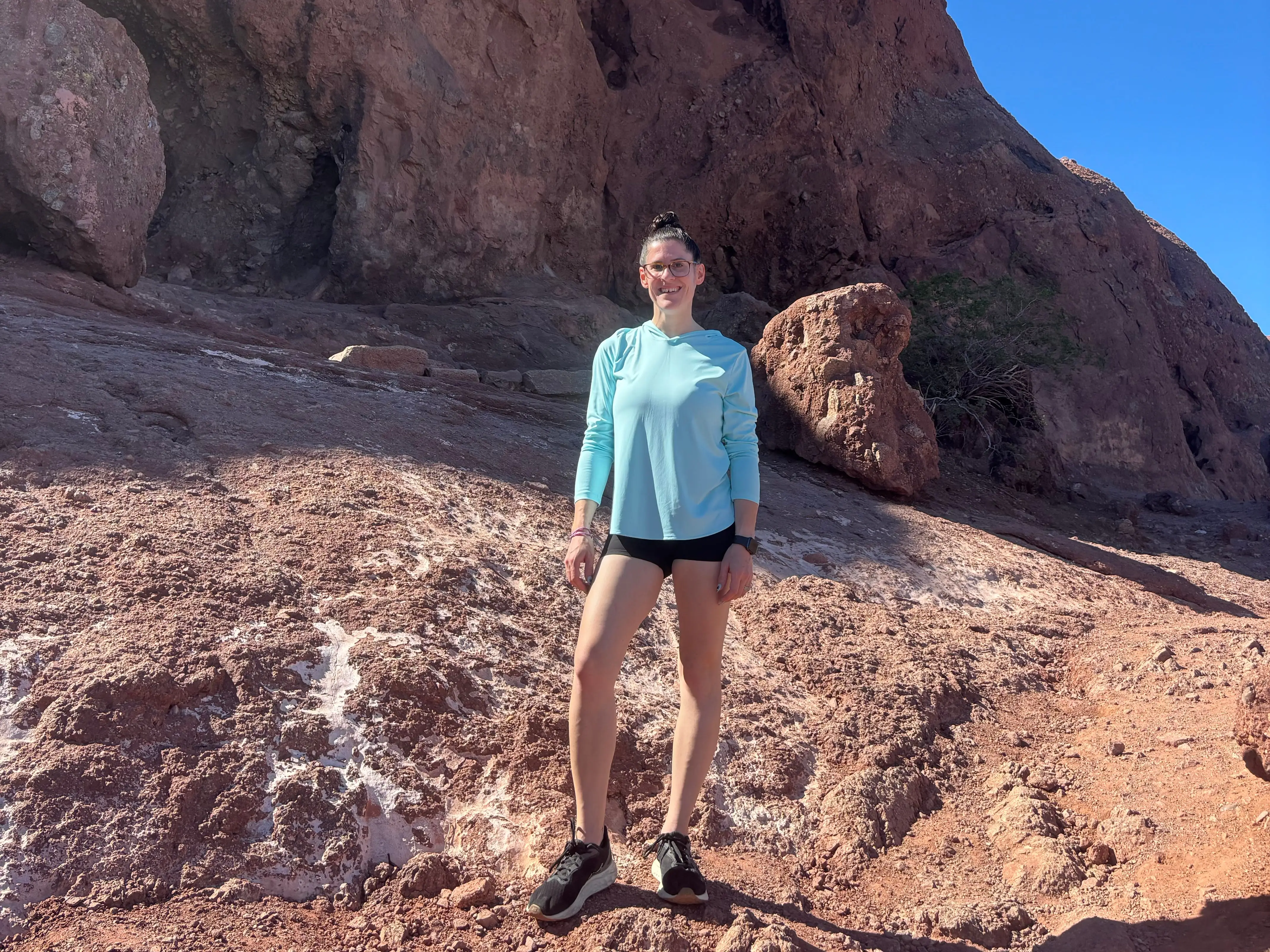 Woman posing for photo