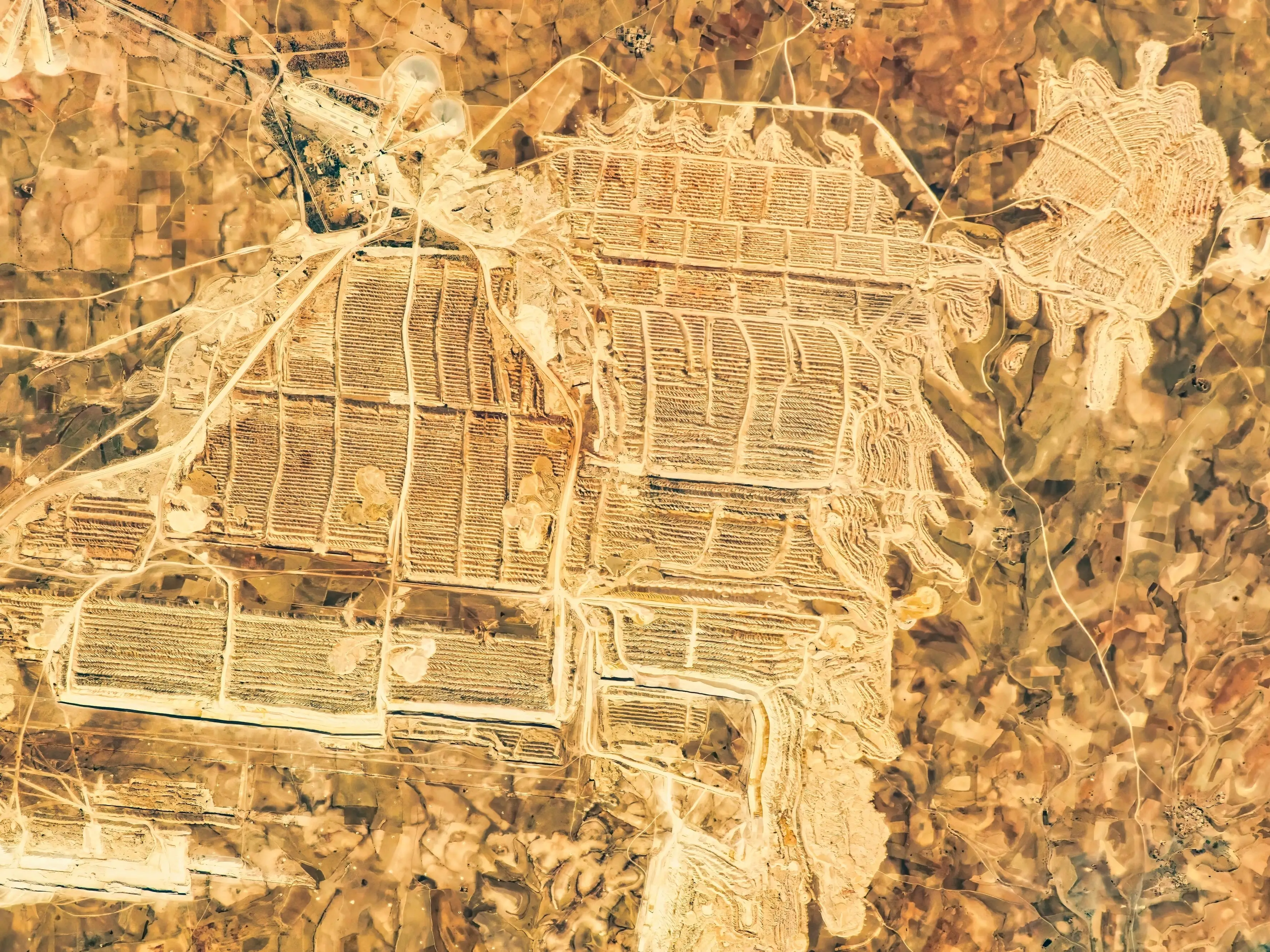 Pattern of the Bou Craa Phosphate Mine.