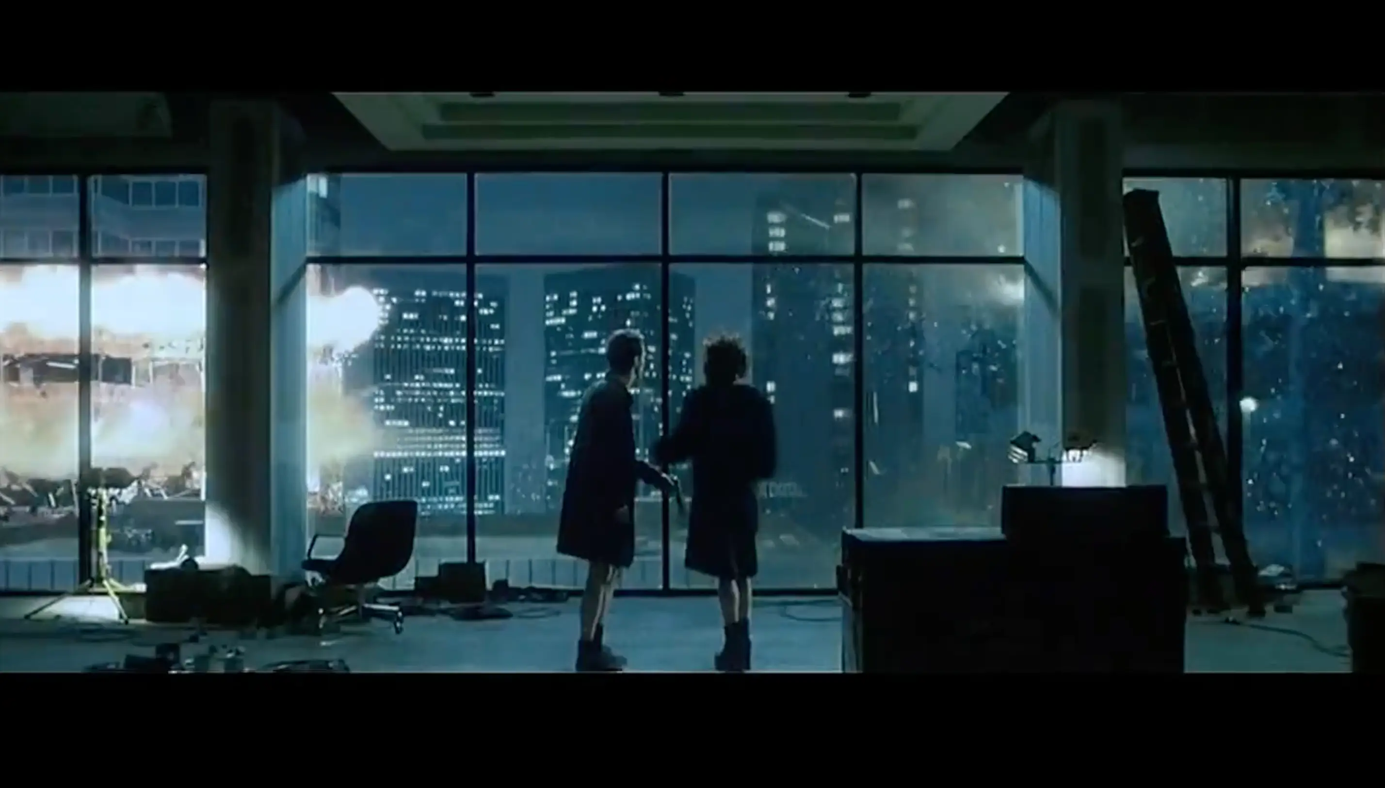 Building explode in Fight Club