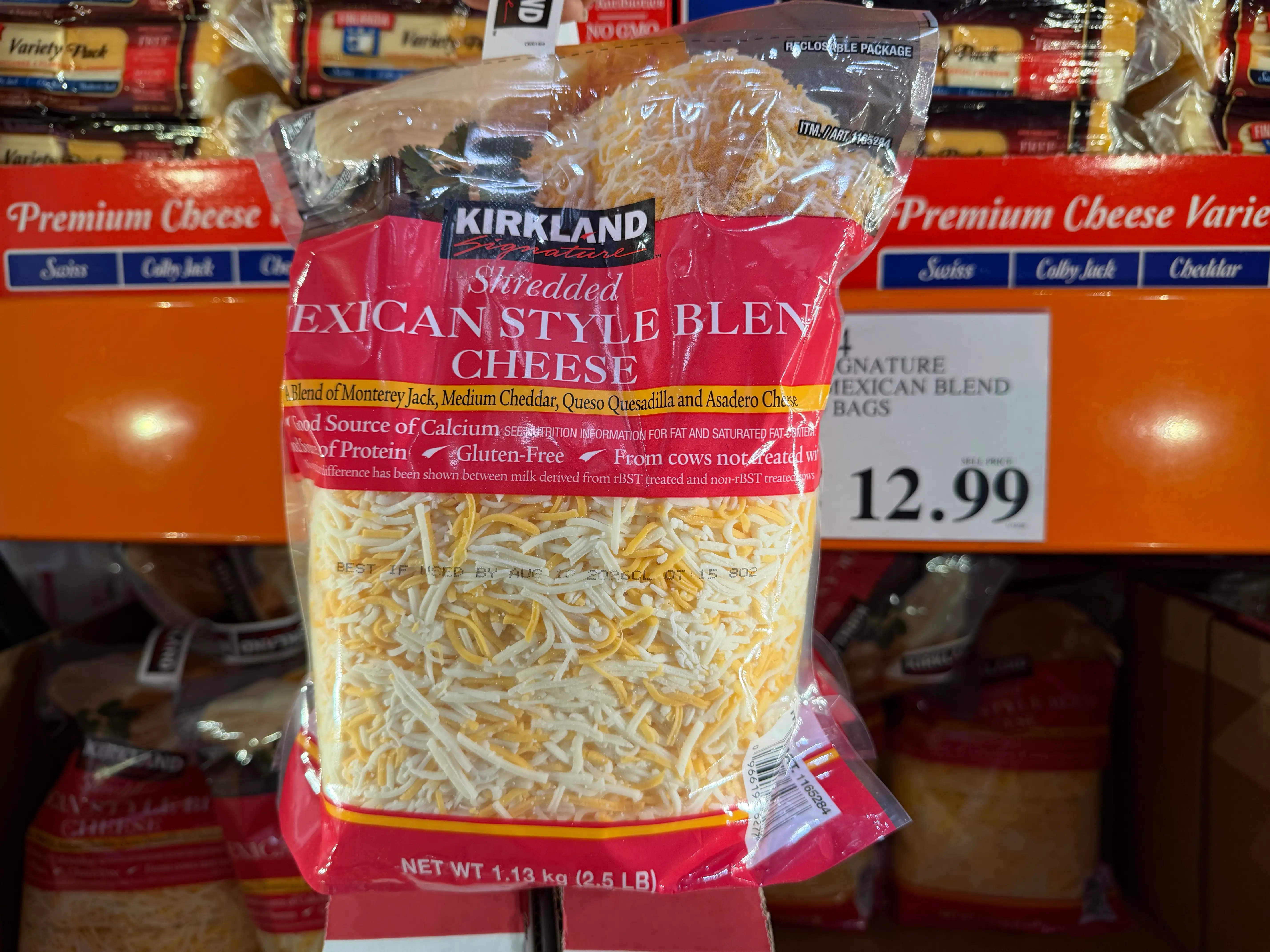 Kirkland Signature Mexican-style shredded cheese