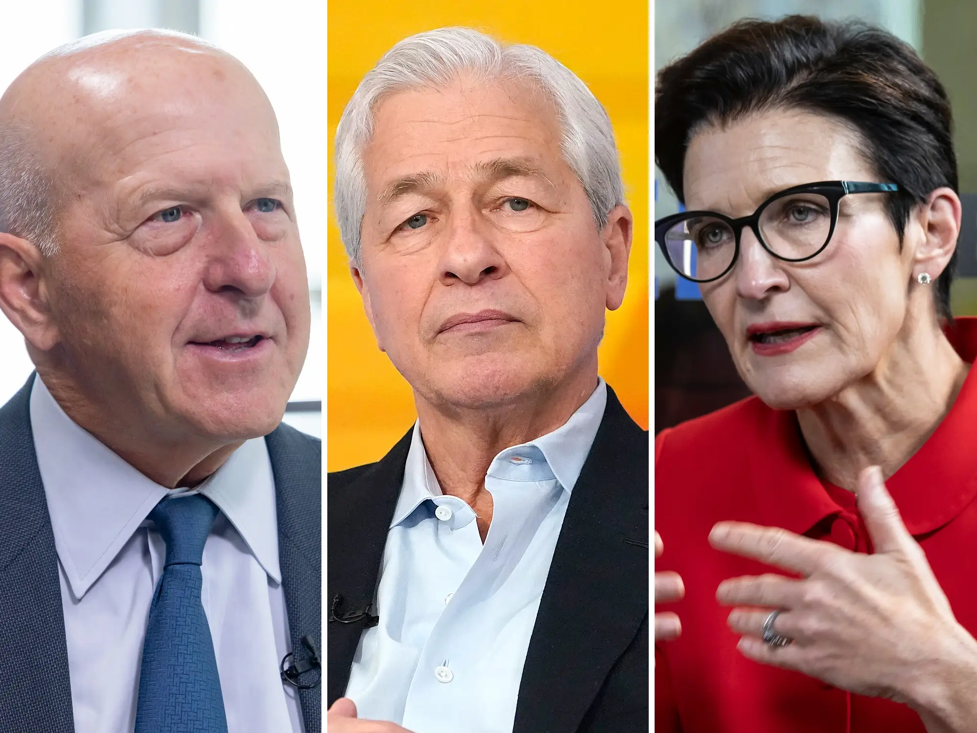 David Solomon, Jamie Dimon, Jane Fraser
