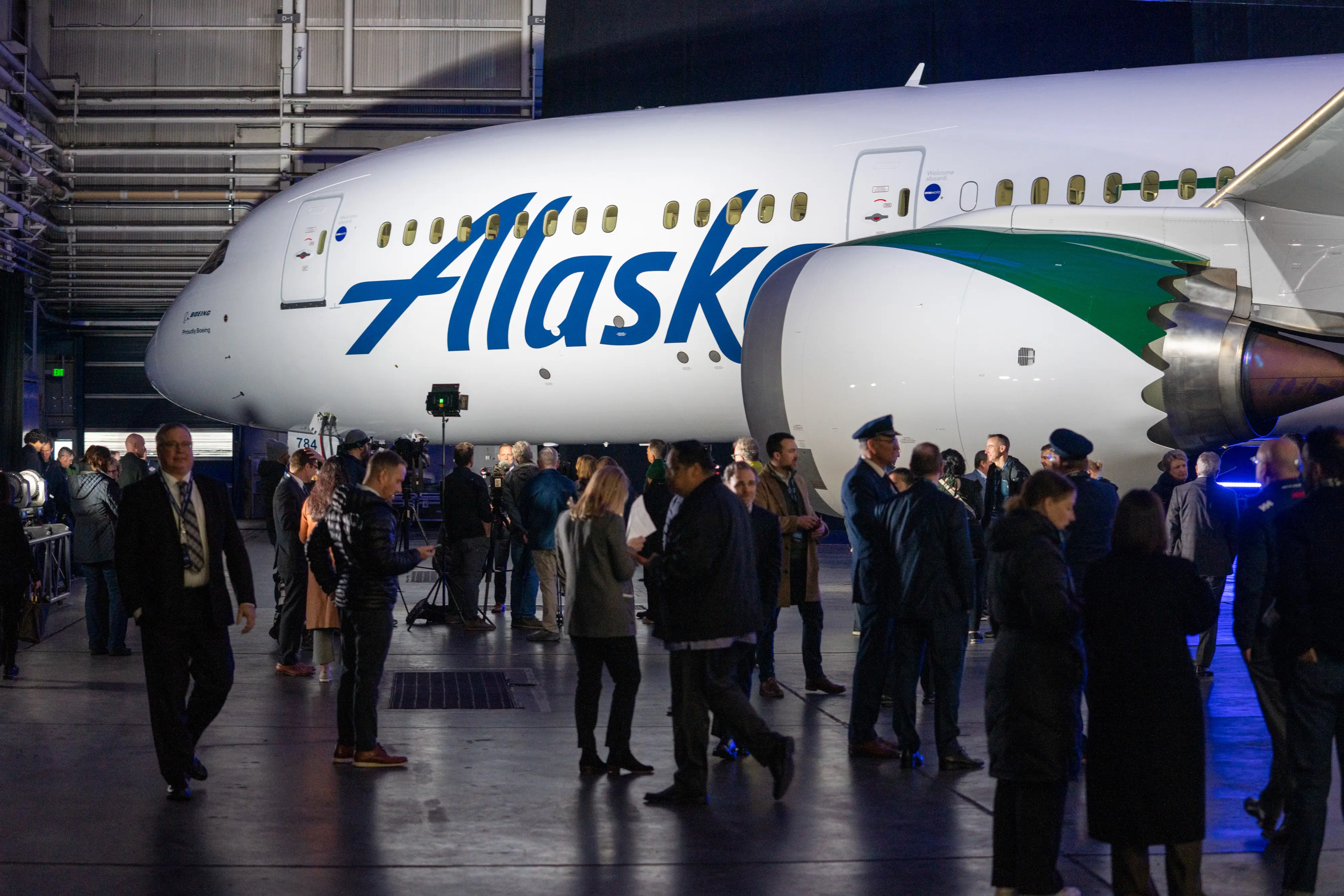 Alaska's first 787.