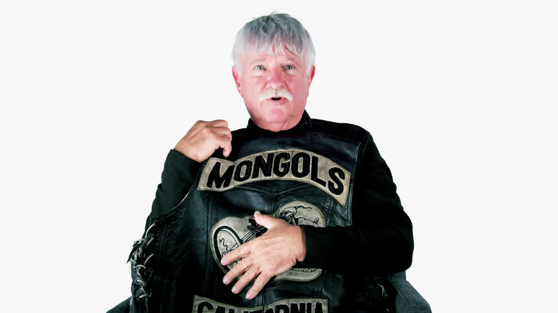 Billy Queen with his Mongols jacket.