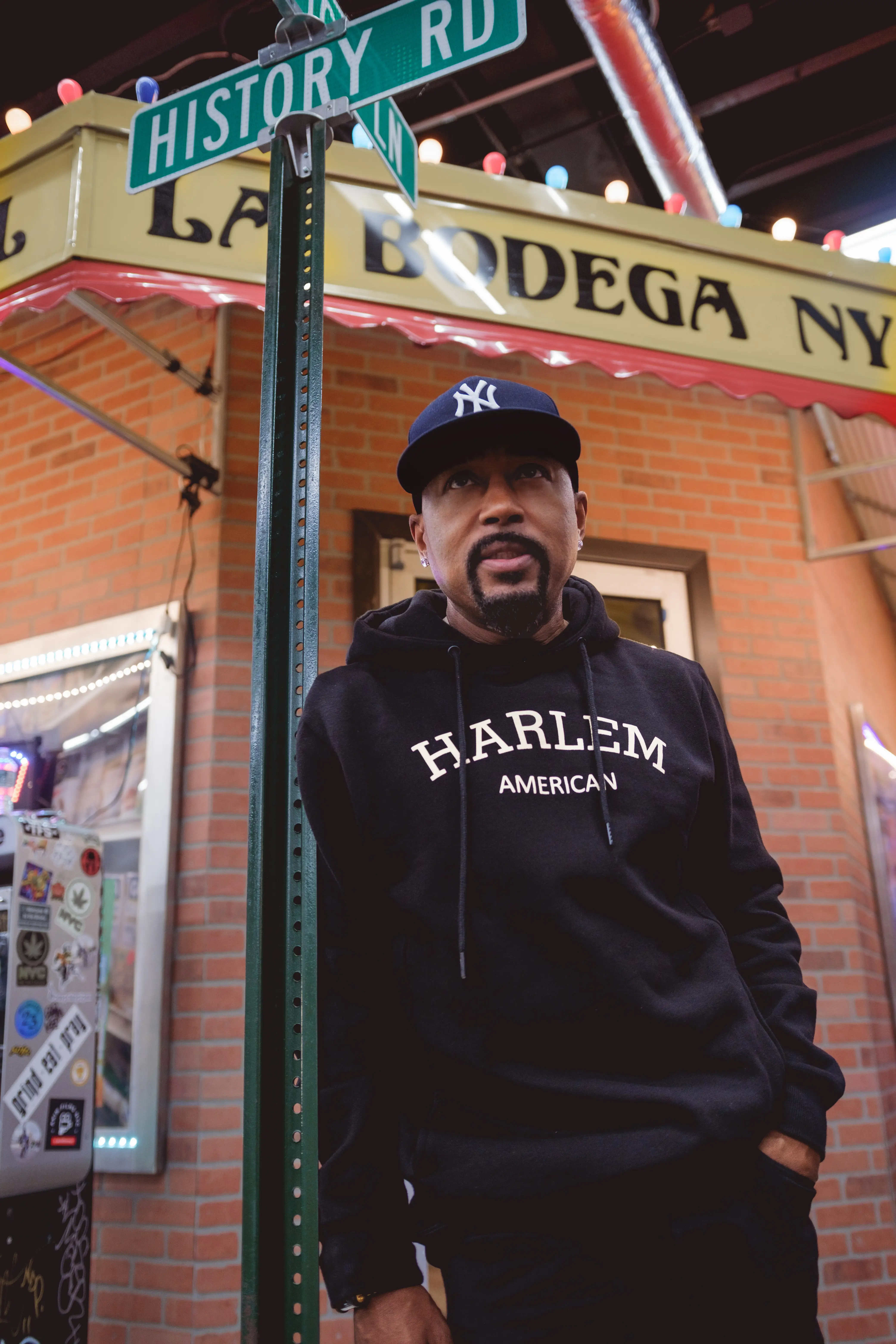 Daymond John poses in New York