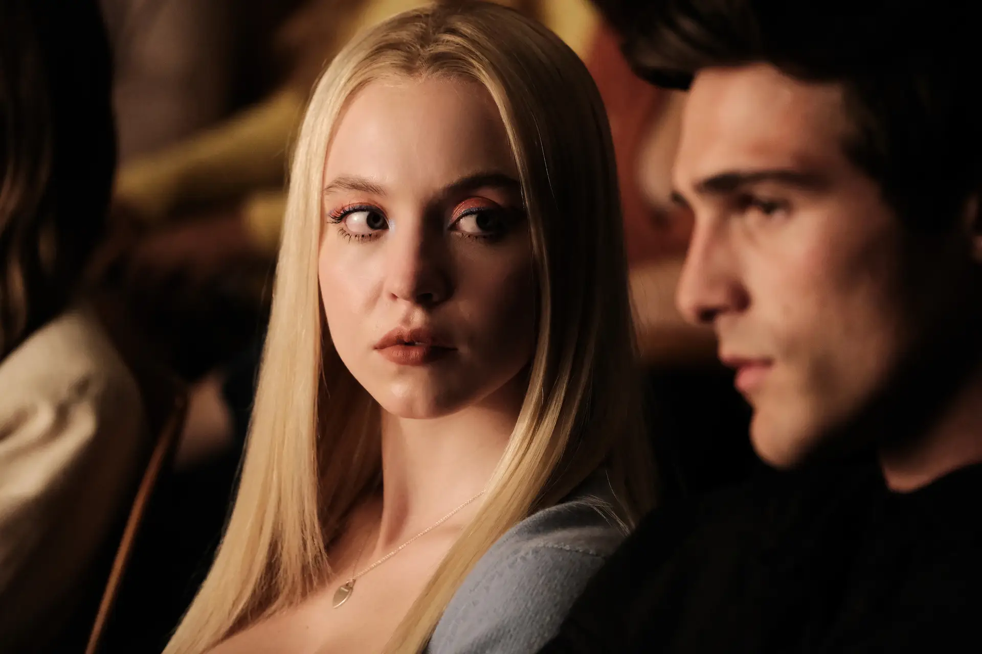 Sydney Sweeney as Cassie and Jacob Elordi as Nate in the season two finale of 
