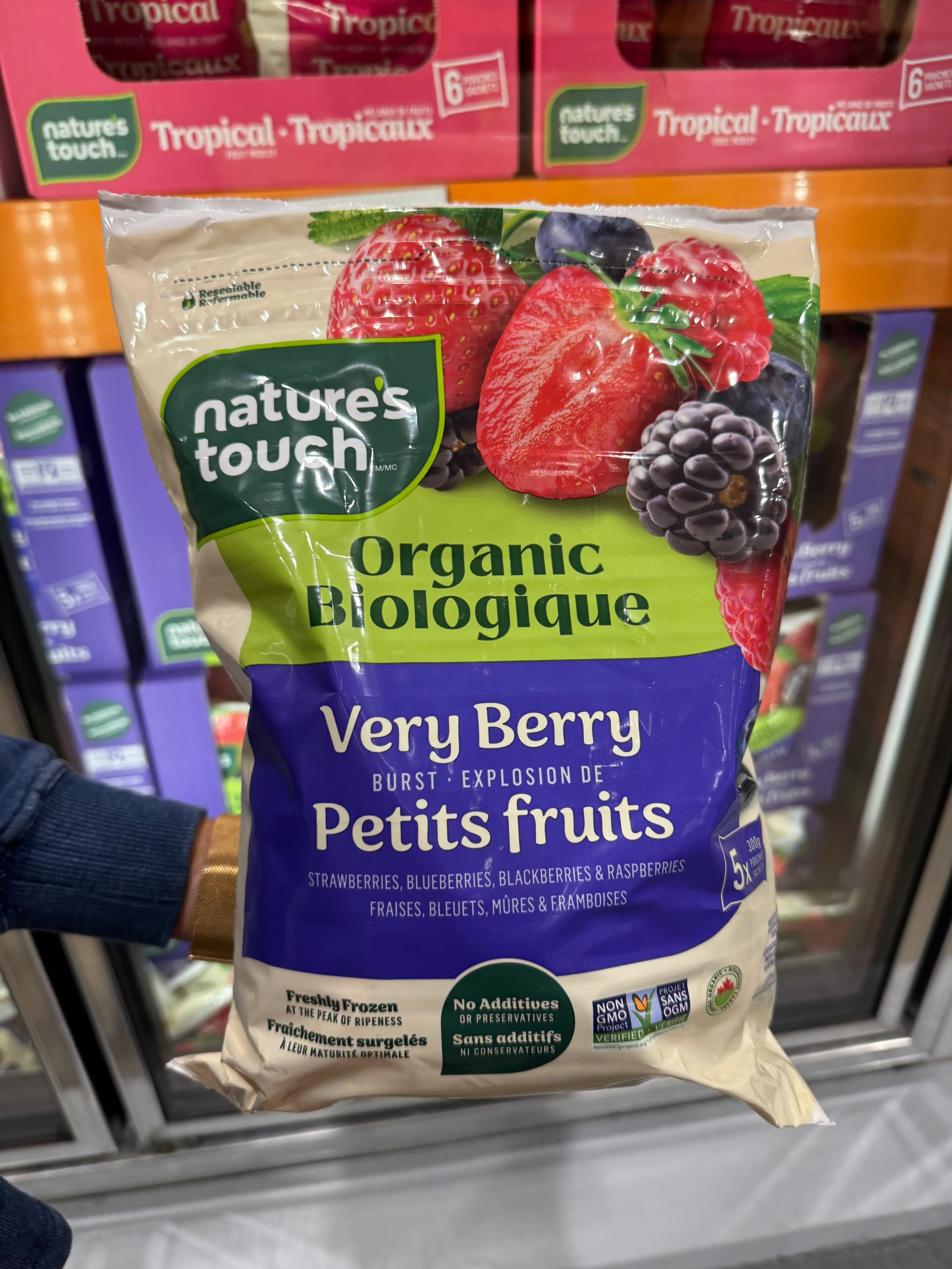Nature's Touch organic frozen berries