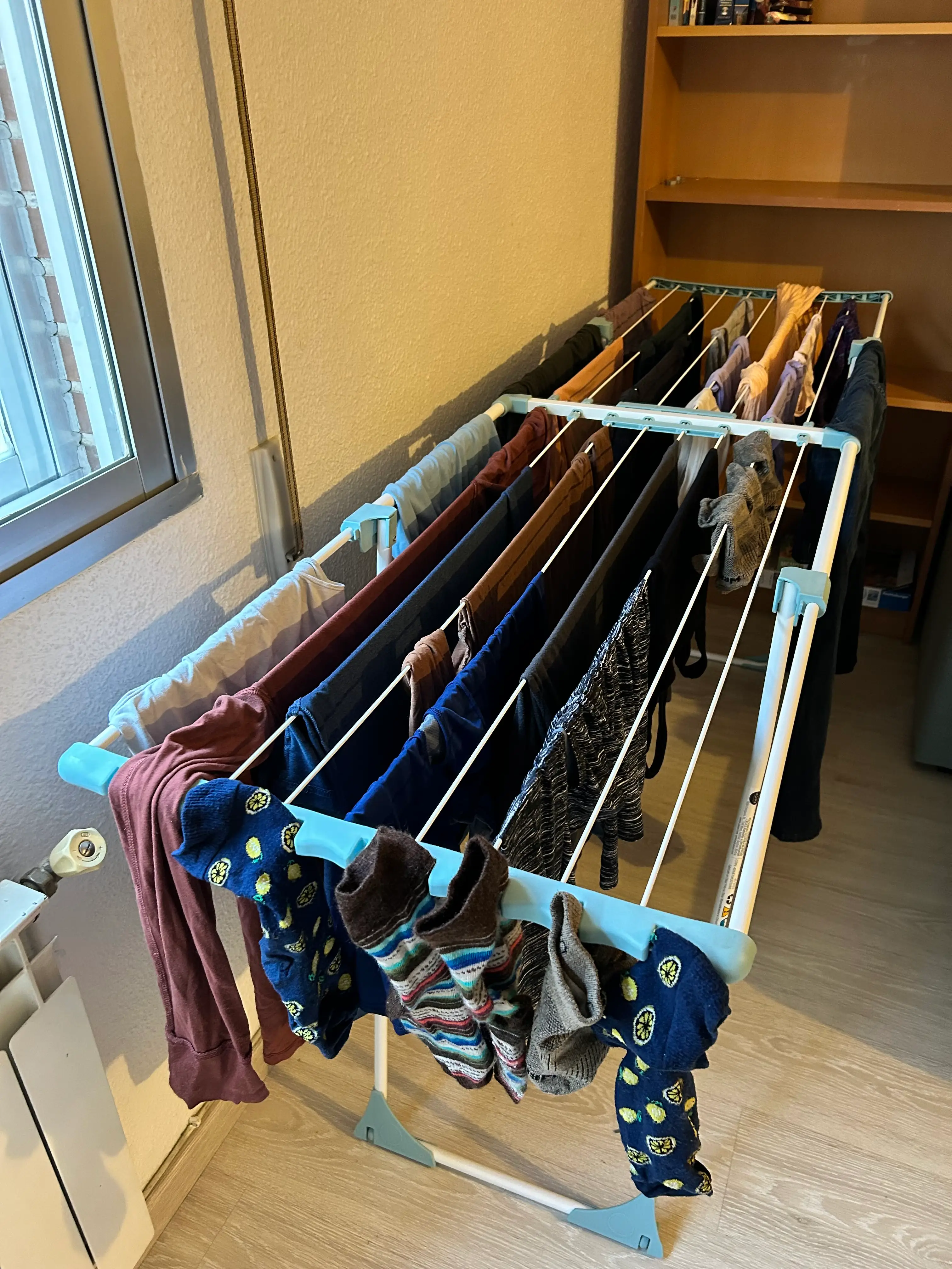 Rebecca Cretella's drying rack in Spain