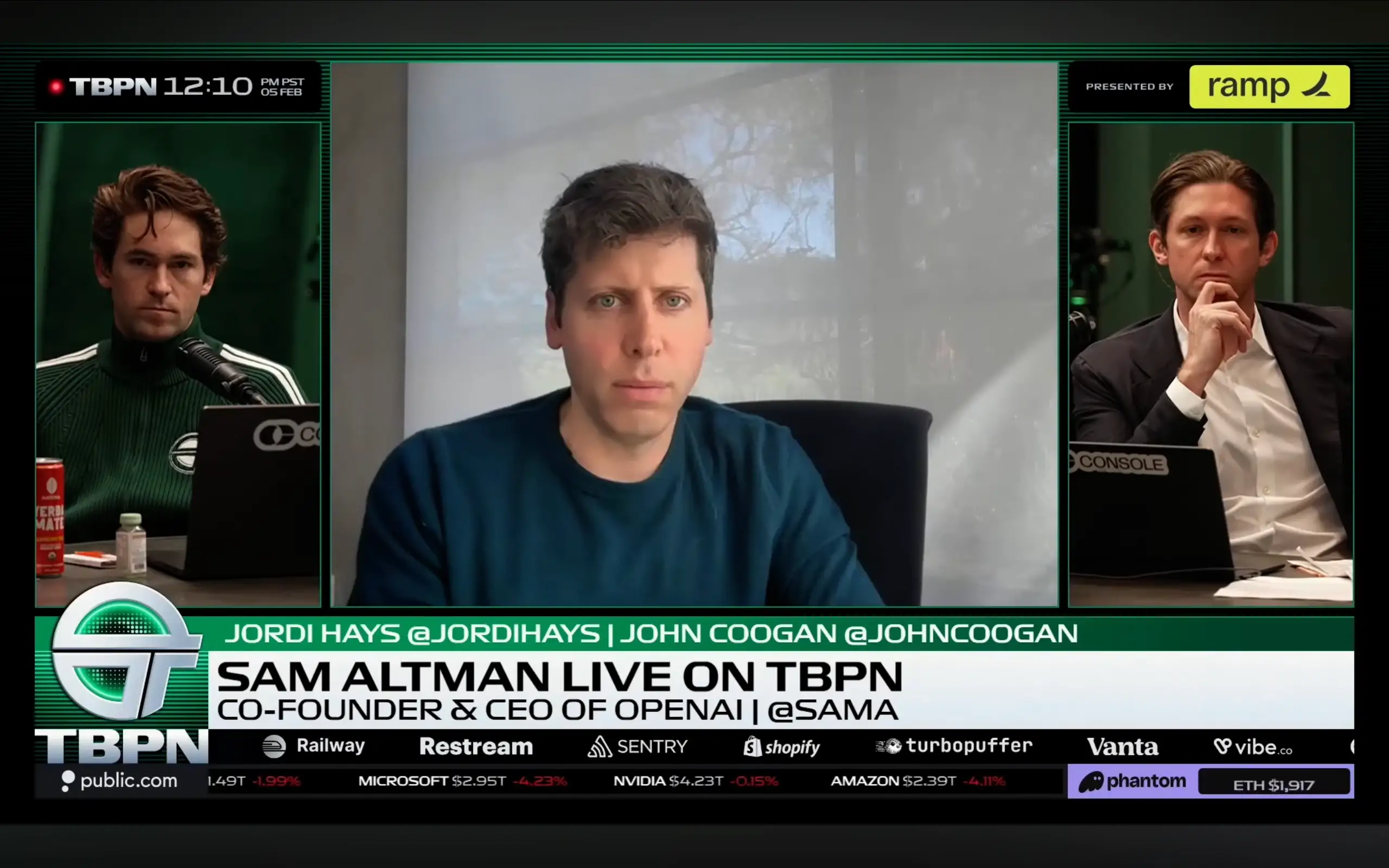 Sam Altman TBPN