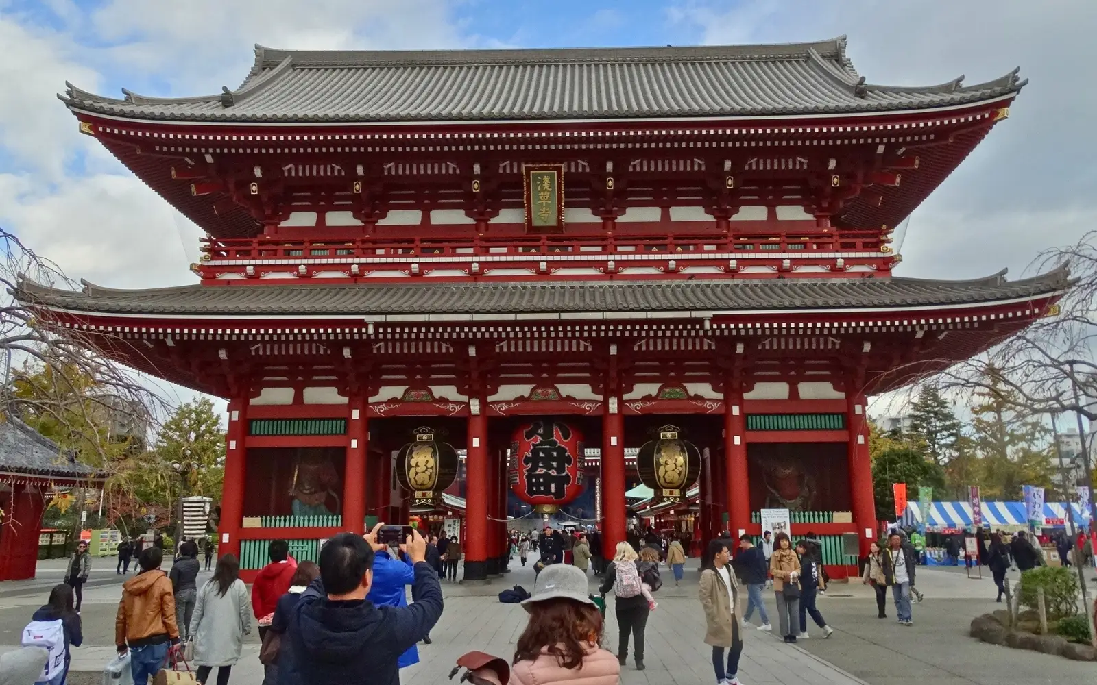 Red-arched building in Tokyo