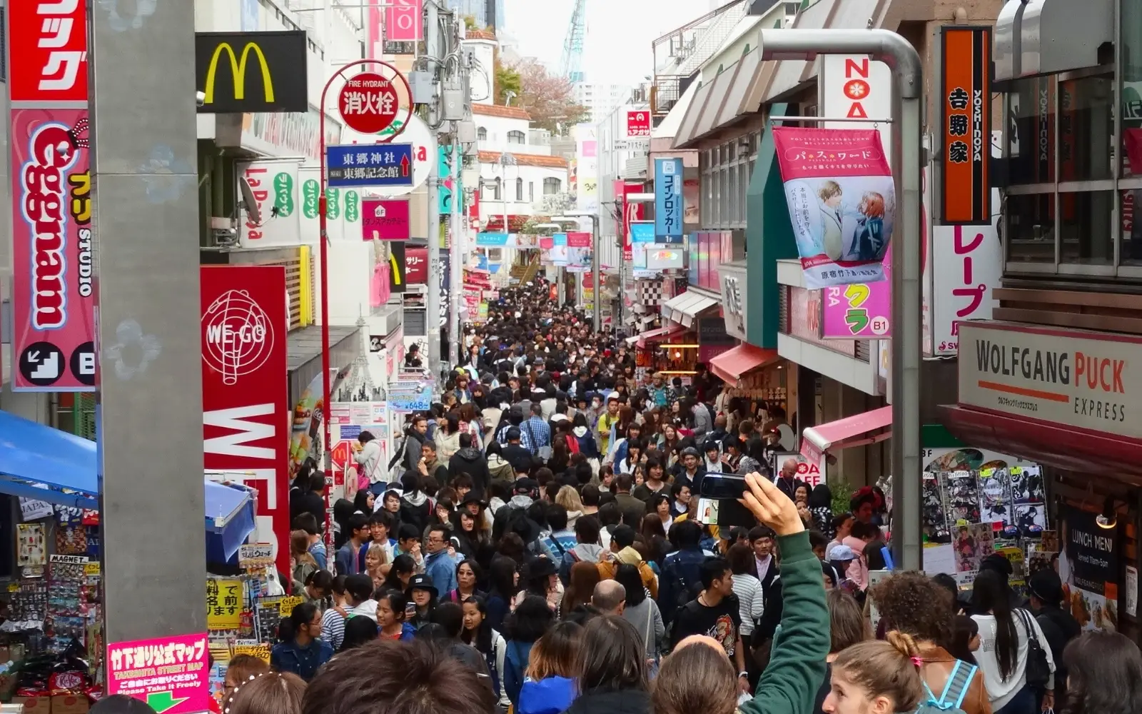 Crowds in Takeshita Street