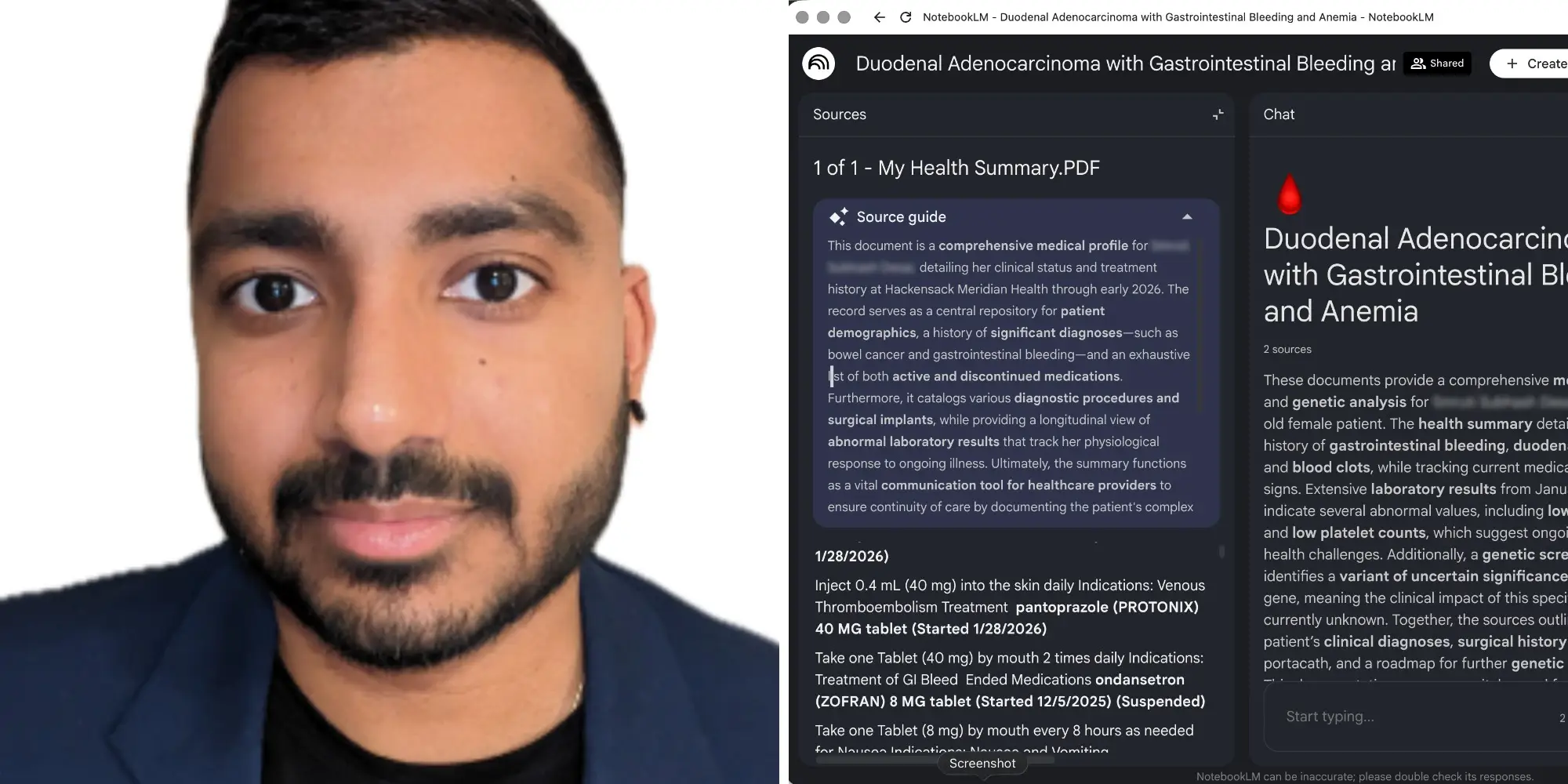 Man who vibe coded mom's cancer treatment plan workflow