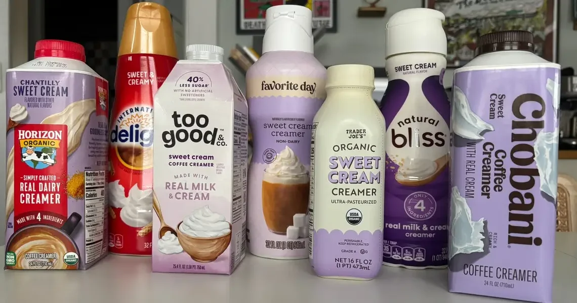 I tried 7 sweet-cream coffee creamers to find the best one, and there was a clear winner