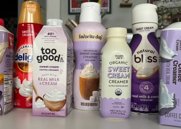 I tried 7 sweet-cream coffee creamers to find the best one, and there was a clear winner