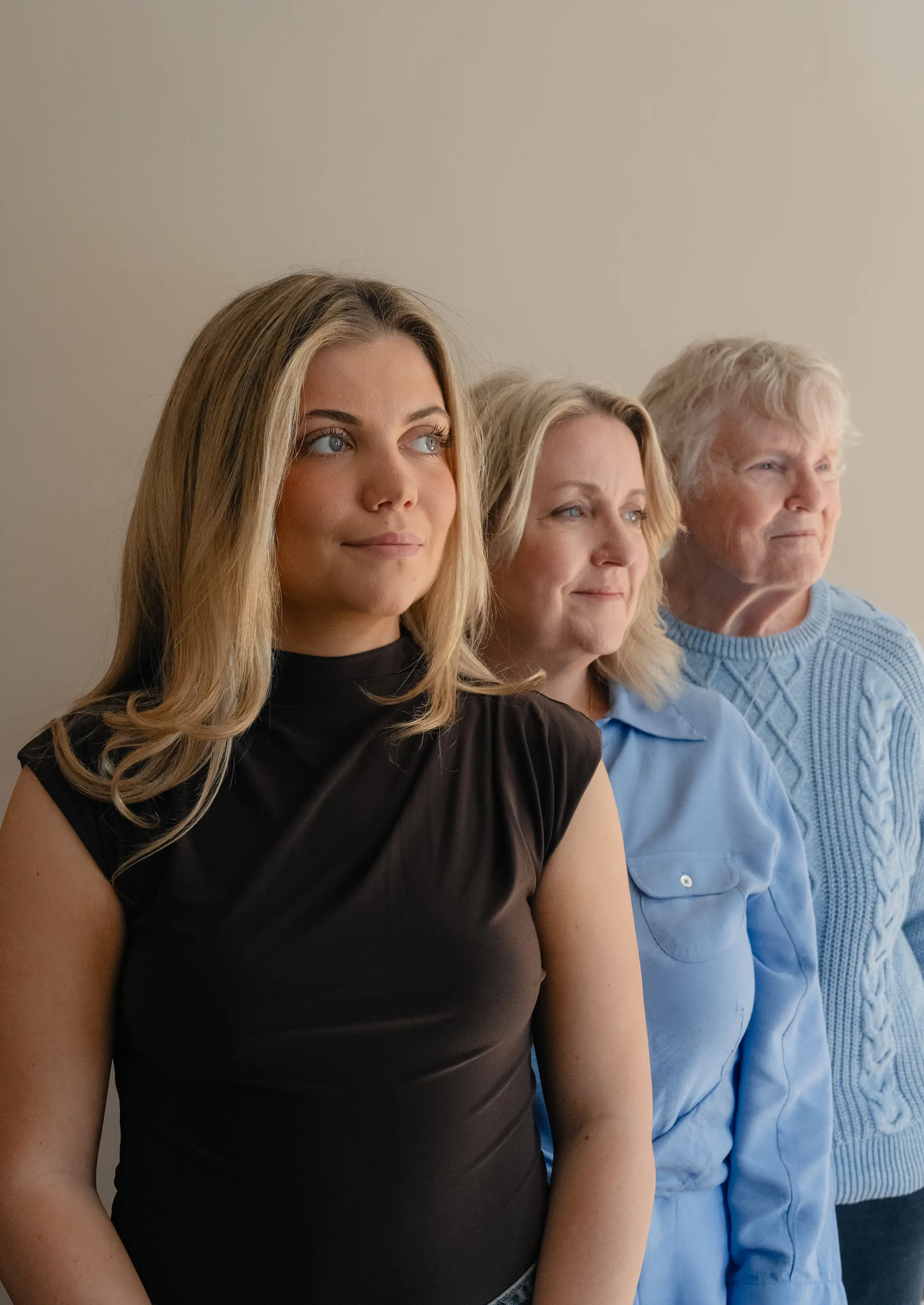 Juli Ford with her mother and daughter