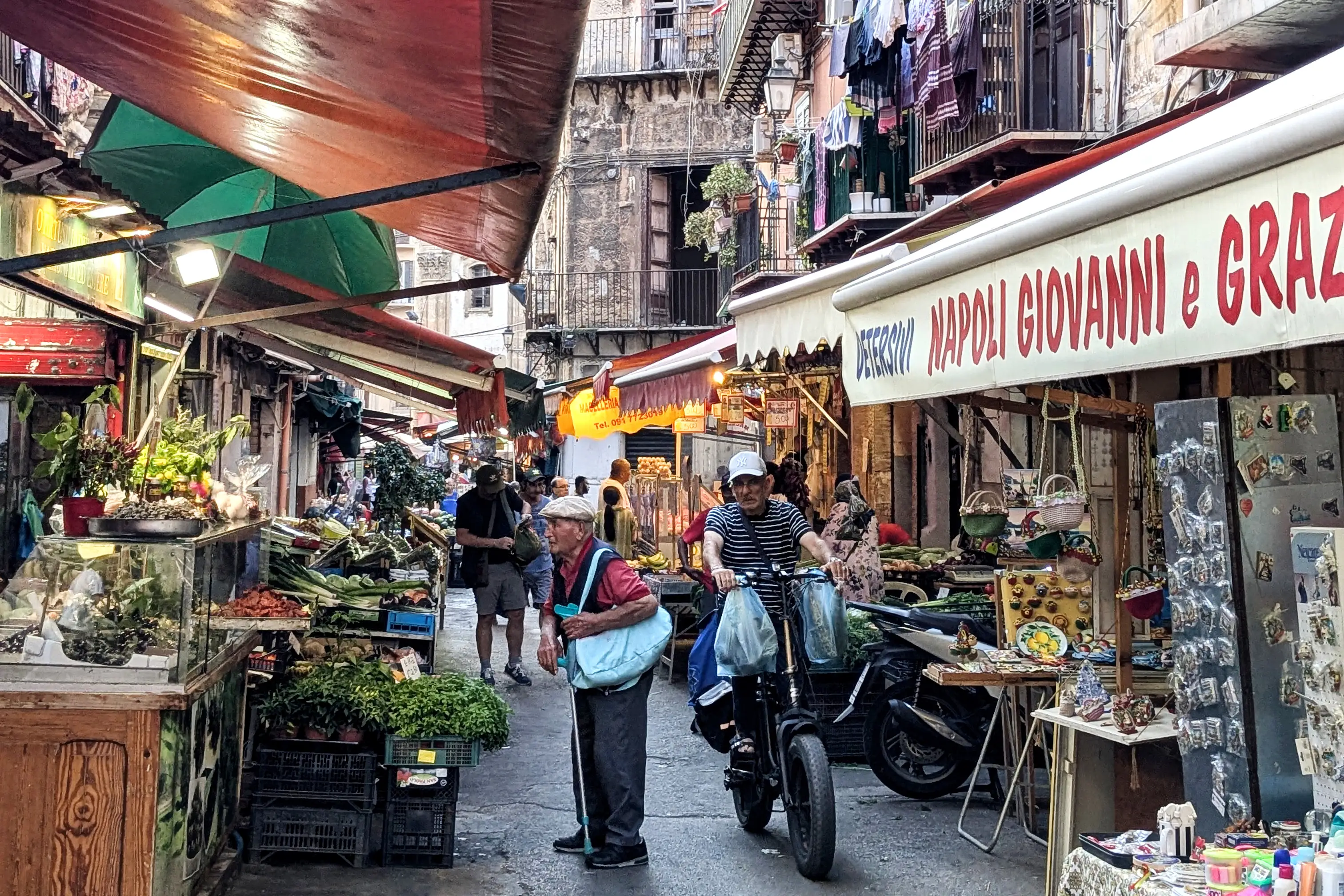 Ballaro market in Palermo