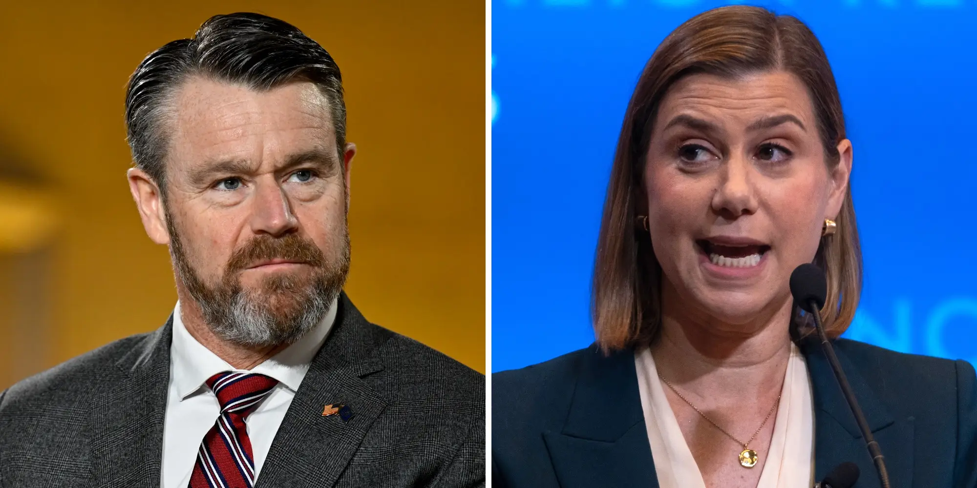 Sens. Todd Young and Elissa Slotkin