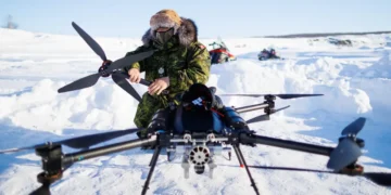 Drones are key to protecting the Arctic where humans can’t, but getting them to work in the cold is a challenge