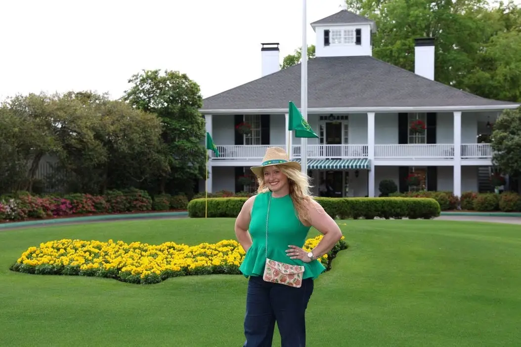 Angie Looney at the 2026 Masters Tournament.