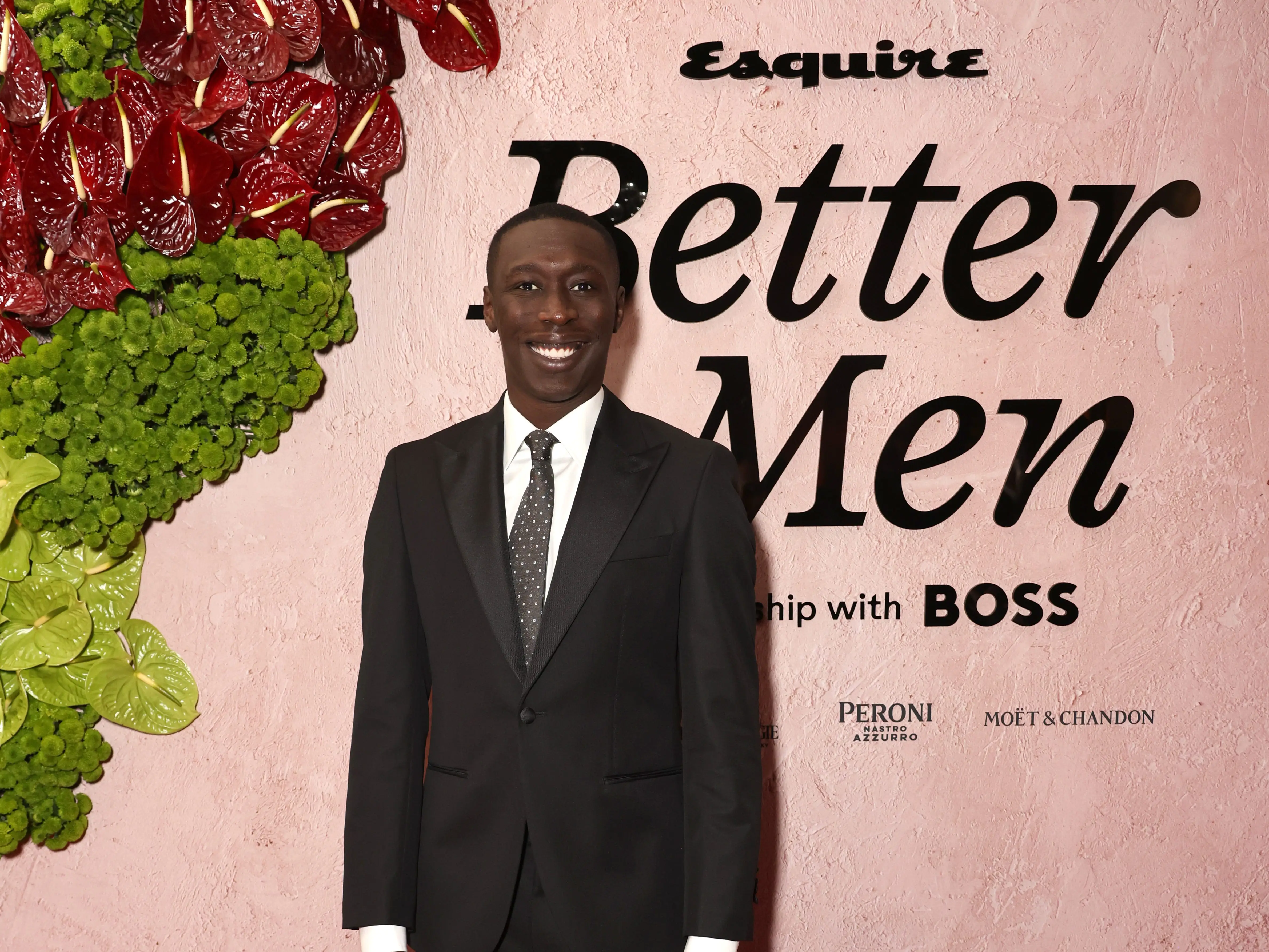 LONDON, ENGLAND - NOVEMBER 12: Khaby Lame attends the Esquire Better Men dinner, in partnership with BOSS at Dante Restaurant, Claridge's on November 12, 2025 in London, England. (Photo by Max Cisotti/Dave Benett/Getty Images for Esquire UK)