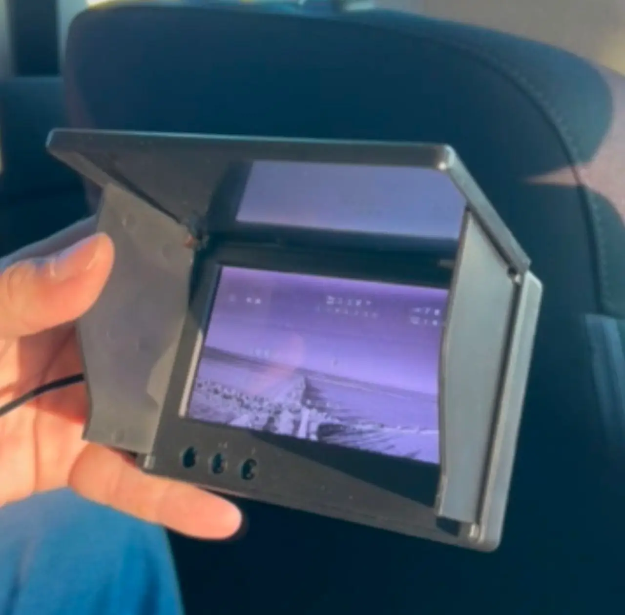 A screen of a Kara Dag drone detector.