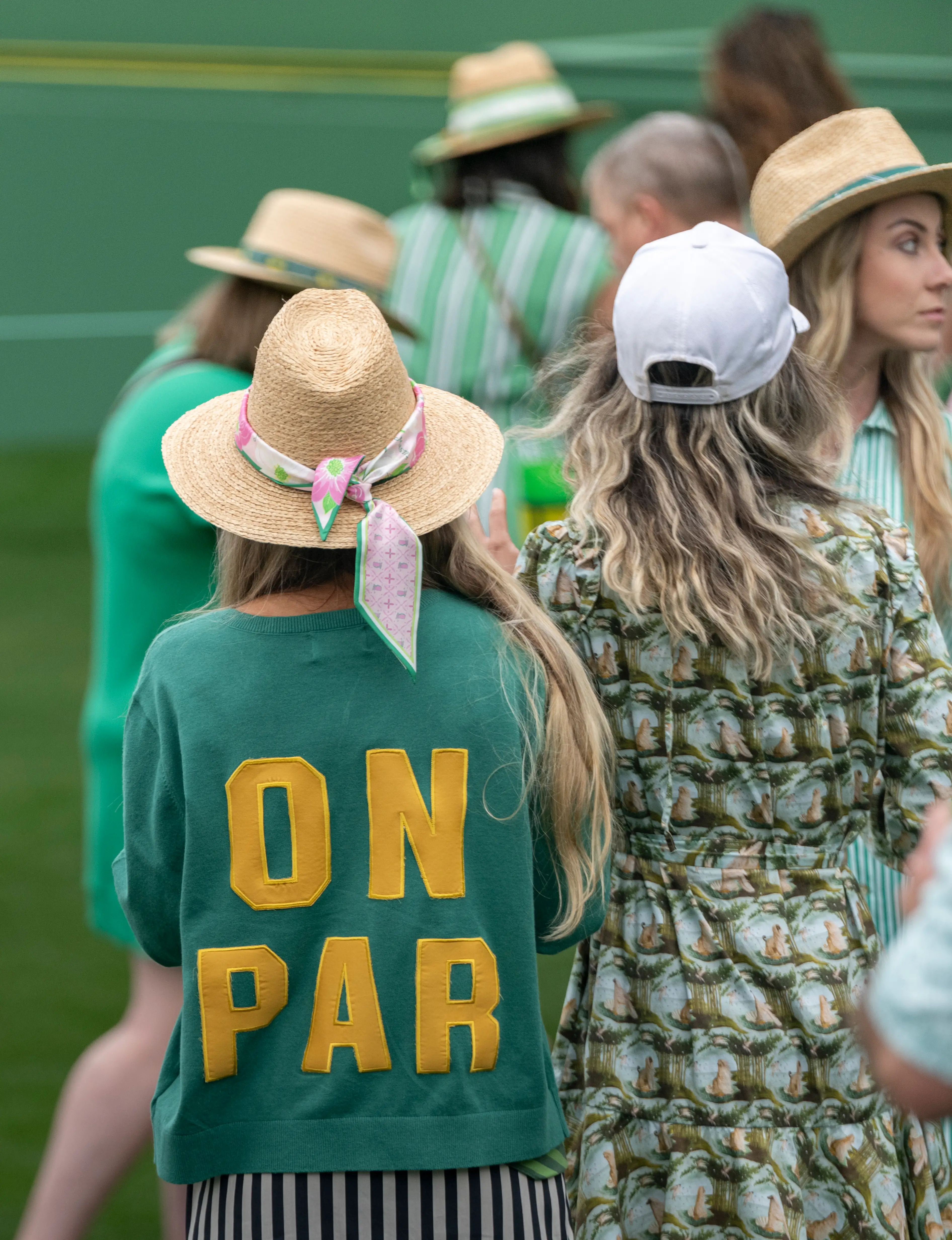 Women attend the 2026 Masters Tournament in Augusta, Georgia.
