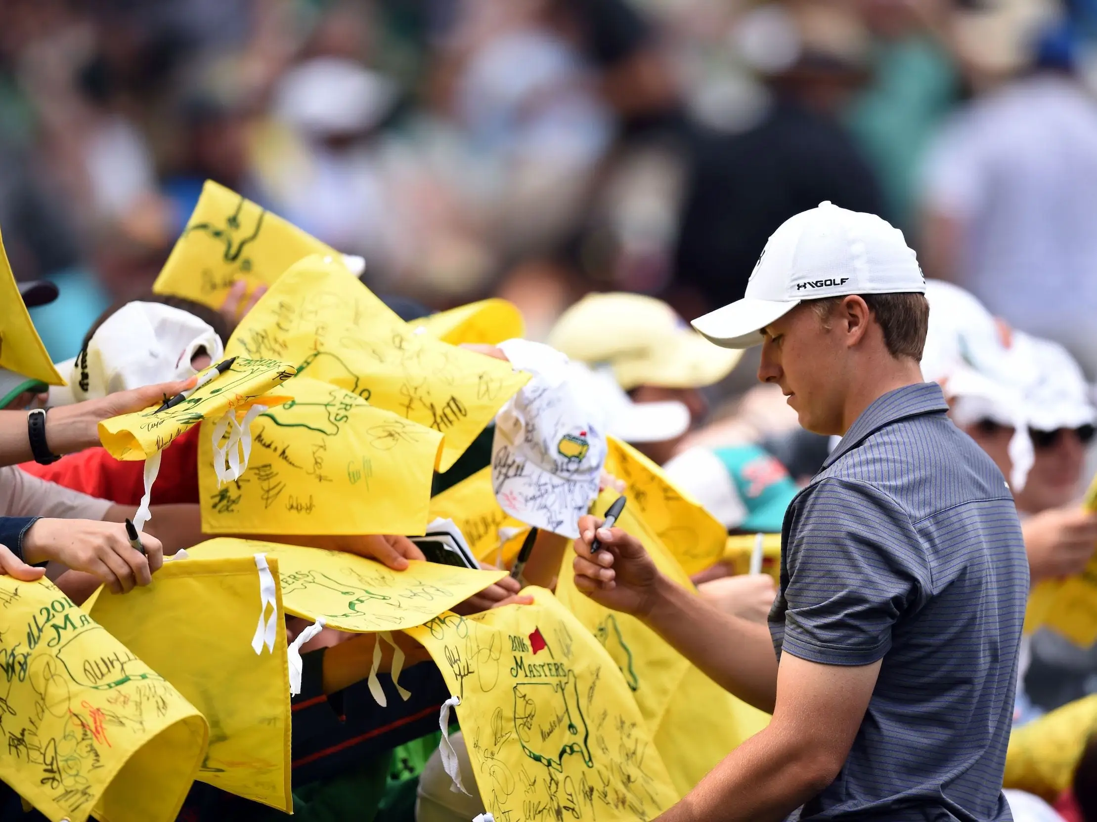 Jordan Spieth at the Masters