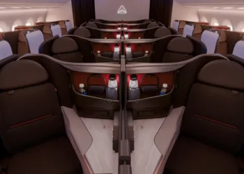 Delta is rolling out a new business class suite on Airbus widebody planes. Here’s what it will look like.