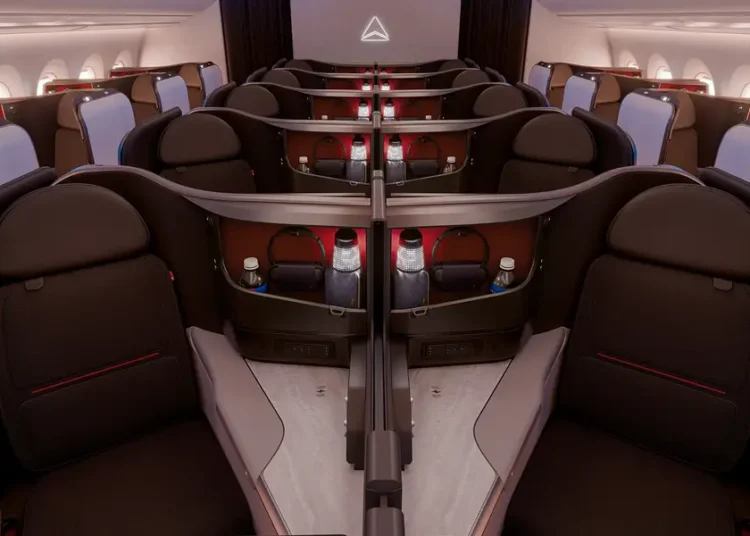 Delta is rolling out a new business class suite on Airbus widebody planes. Here’s what it will look like.