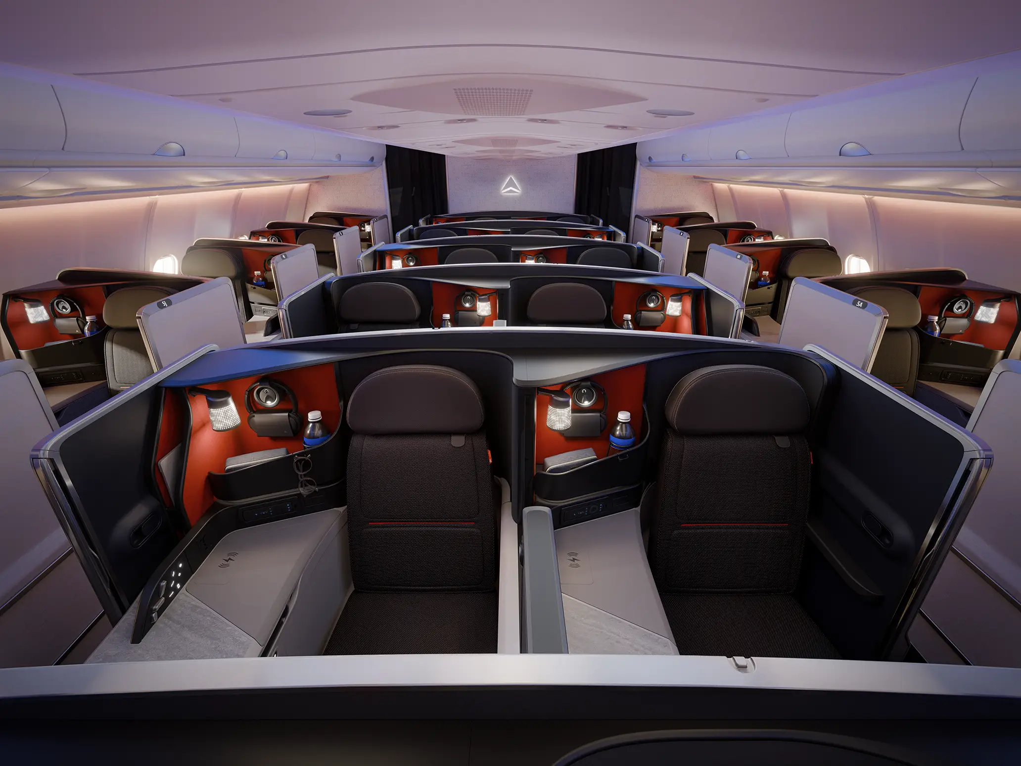 Delta's new A330 suite seats