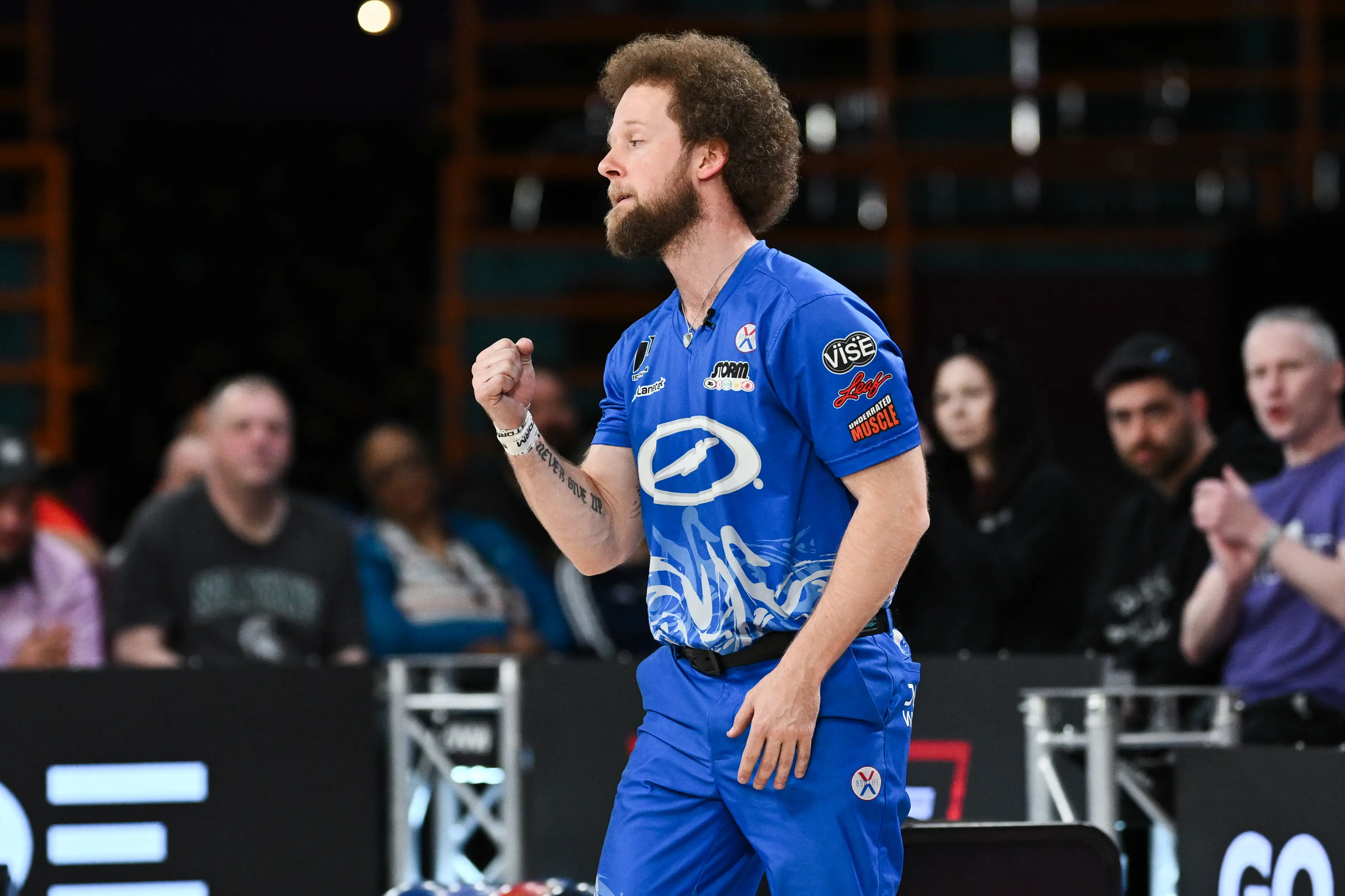 Kyle Troup playing bowling