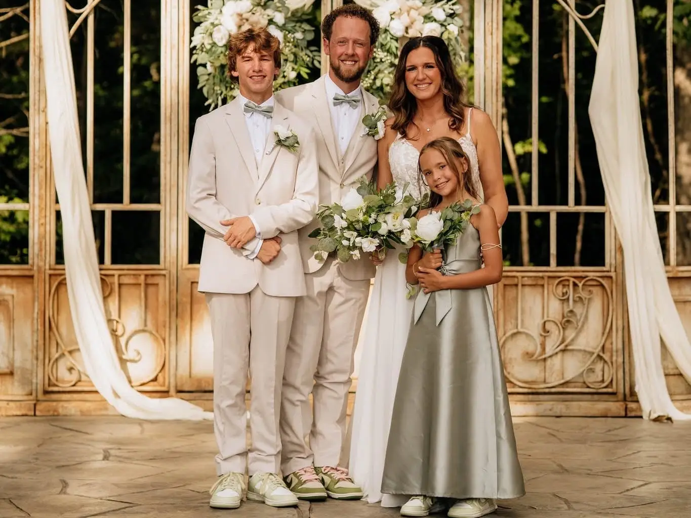 Couple getting married