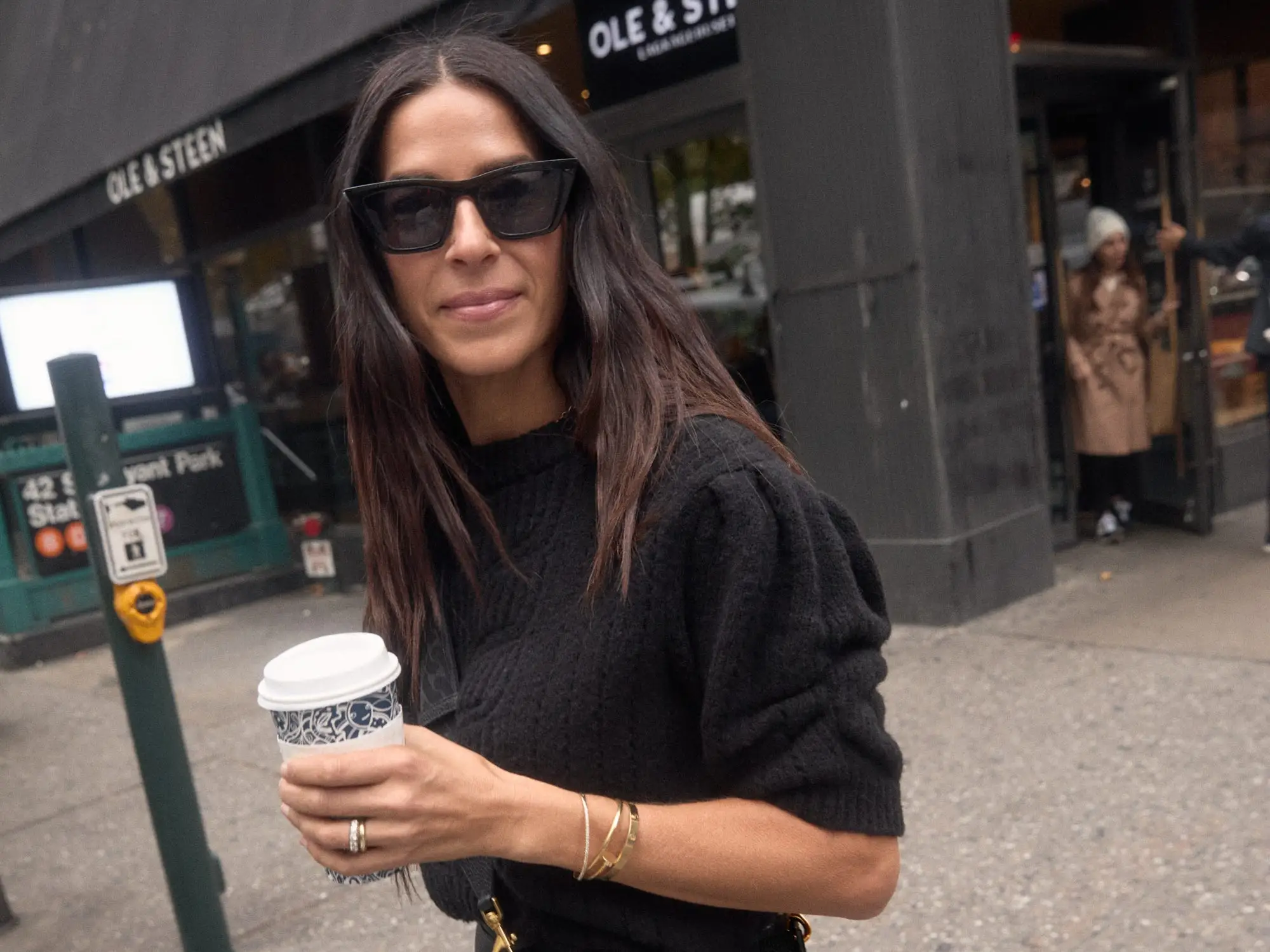 Rebecca Minkoff and coffee