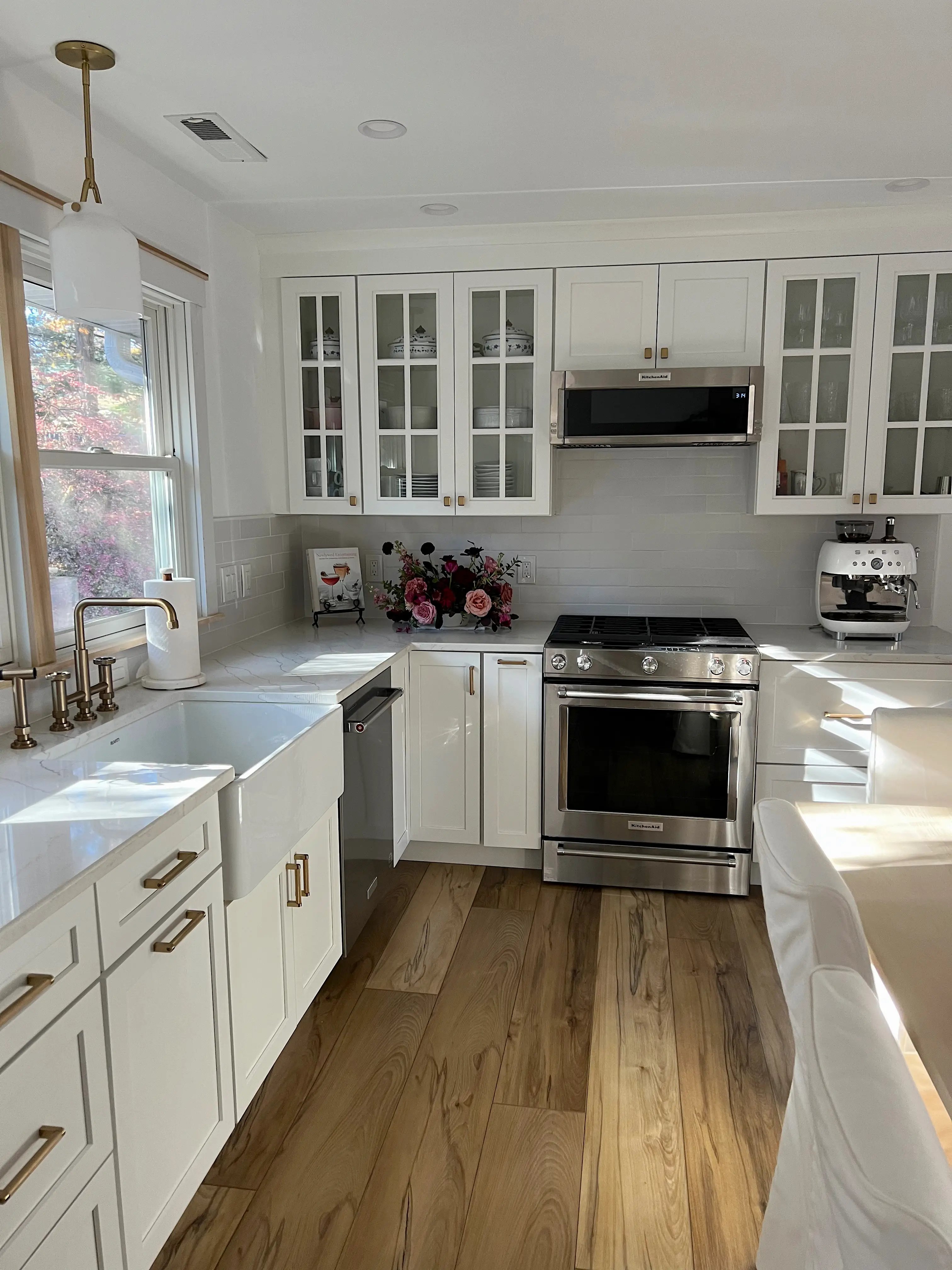 cabinetry in Alexa Mellardo's kitchen in greenwich, connecticut