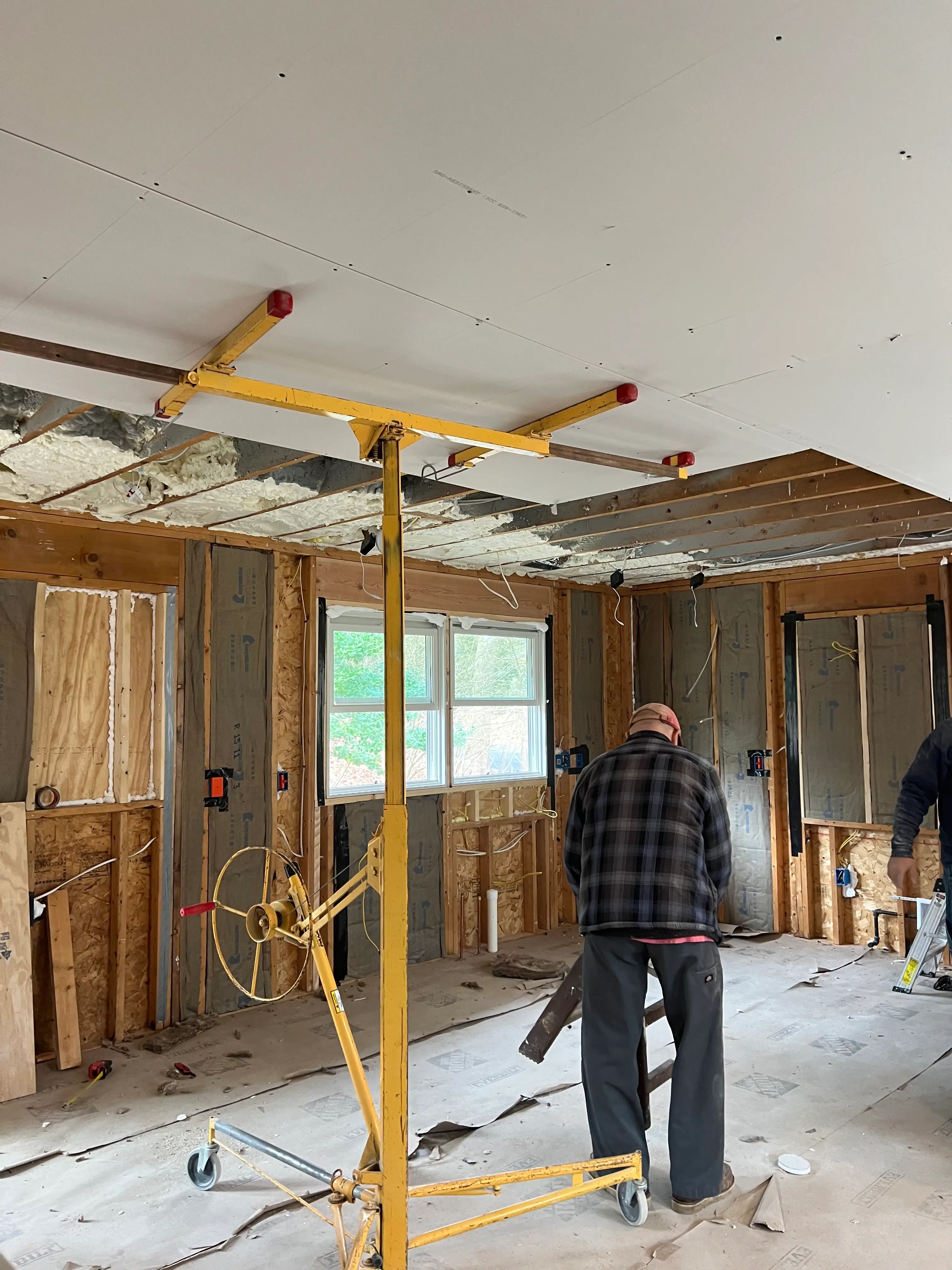 Alexa Mellardo kitchen under renovation