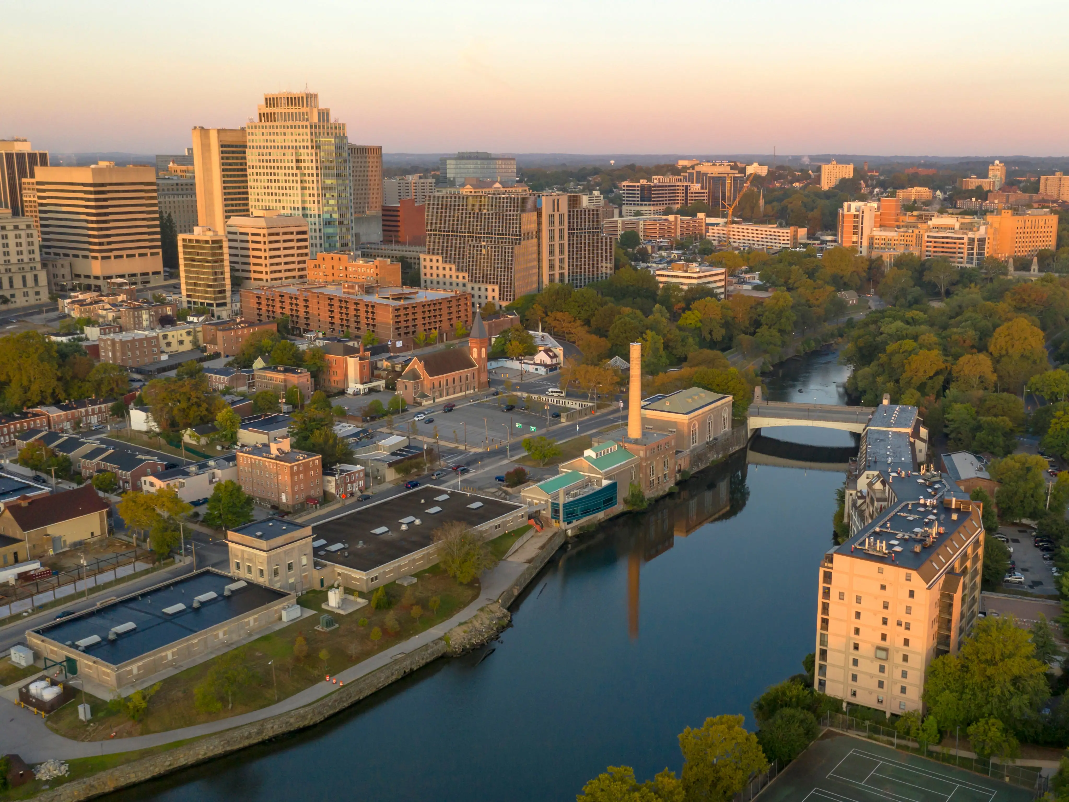 Buildings in Wilmington, Delaware.