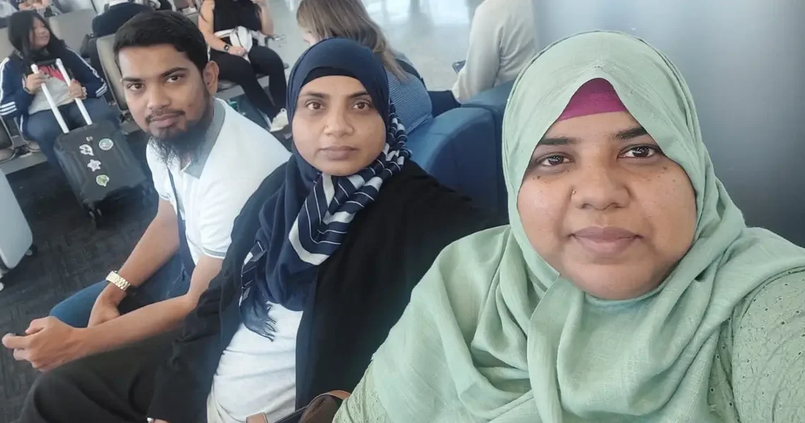 My siblings and I live all over the world, but we connect every week on a video call. Our parents taught us the value of family.