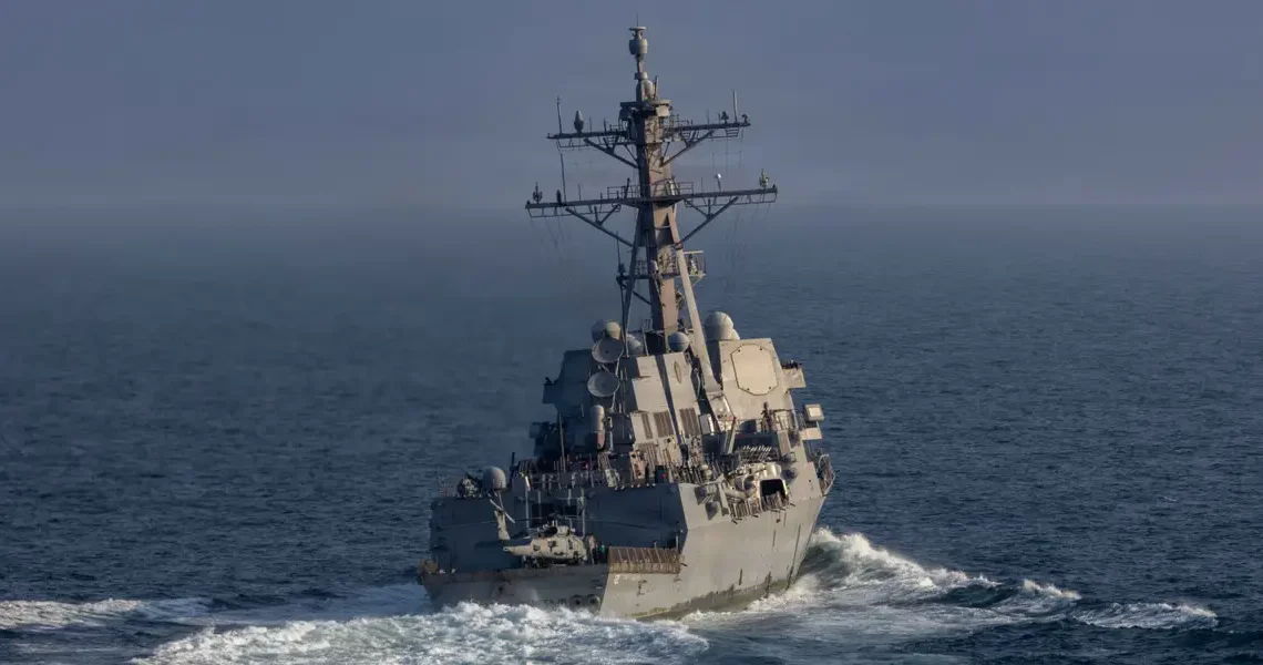 US Navy destroyers that weren’t built to hunt and clear mines are leading a risky mission in the Strait of Hormuz