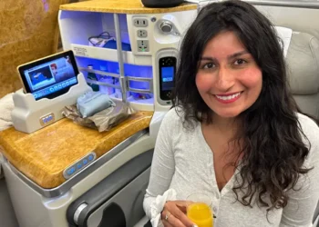 I spent 24 hours flying Emirates’ business class. The luxurious experience started long before I boarded the plane.
