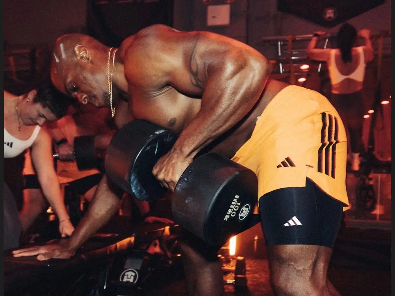 James McMillian working out