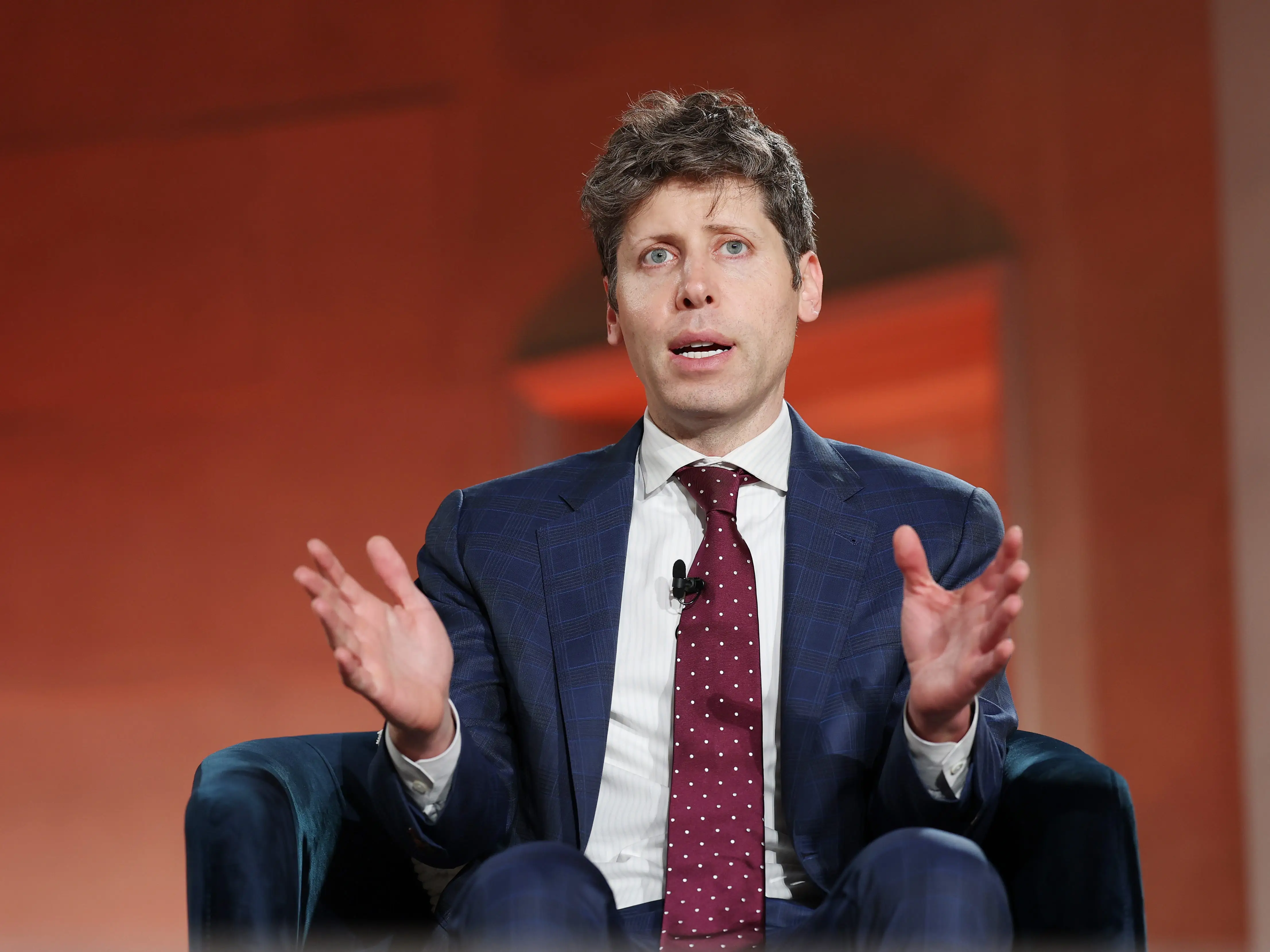 OpenAI CEO Sam Altman onstage at an event in Washington, DC, March 2026