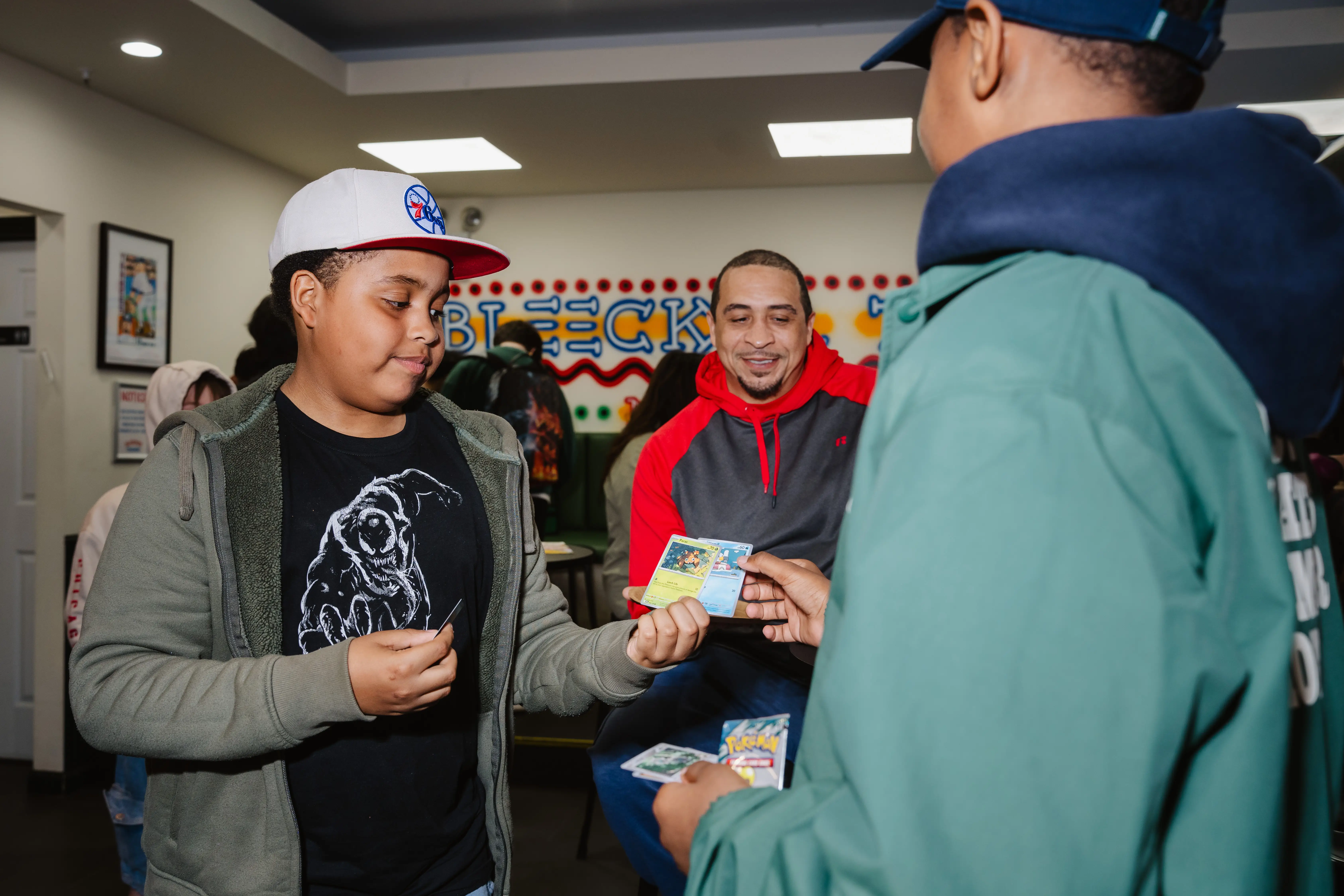 Jasper and RJ, with Rondell Fleming
