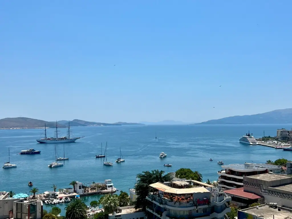 The Saranda Bay in Albania.