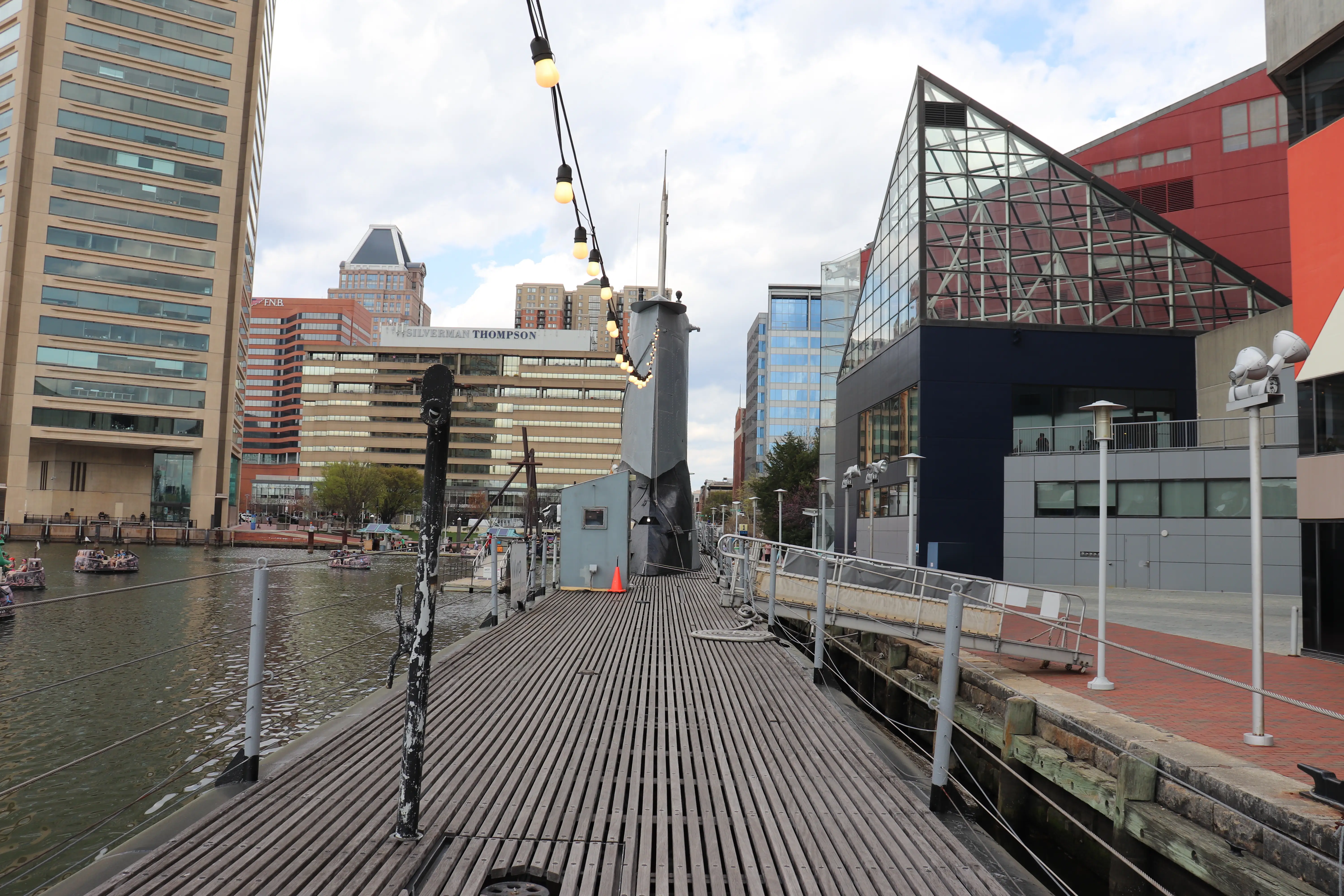 The deck of the USS Torsk.